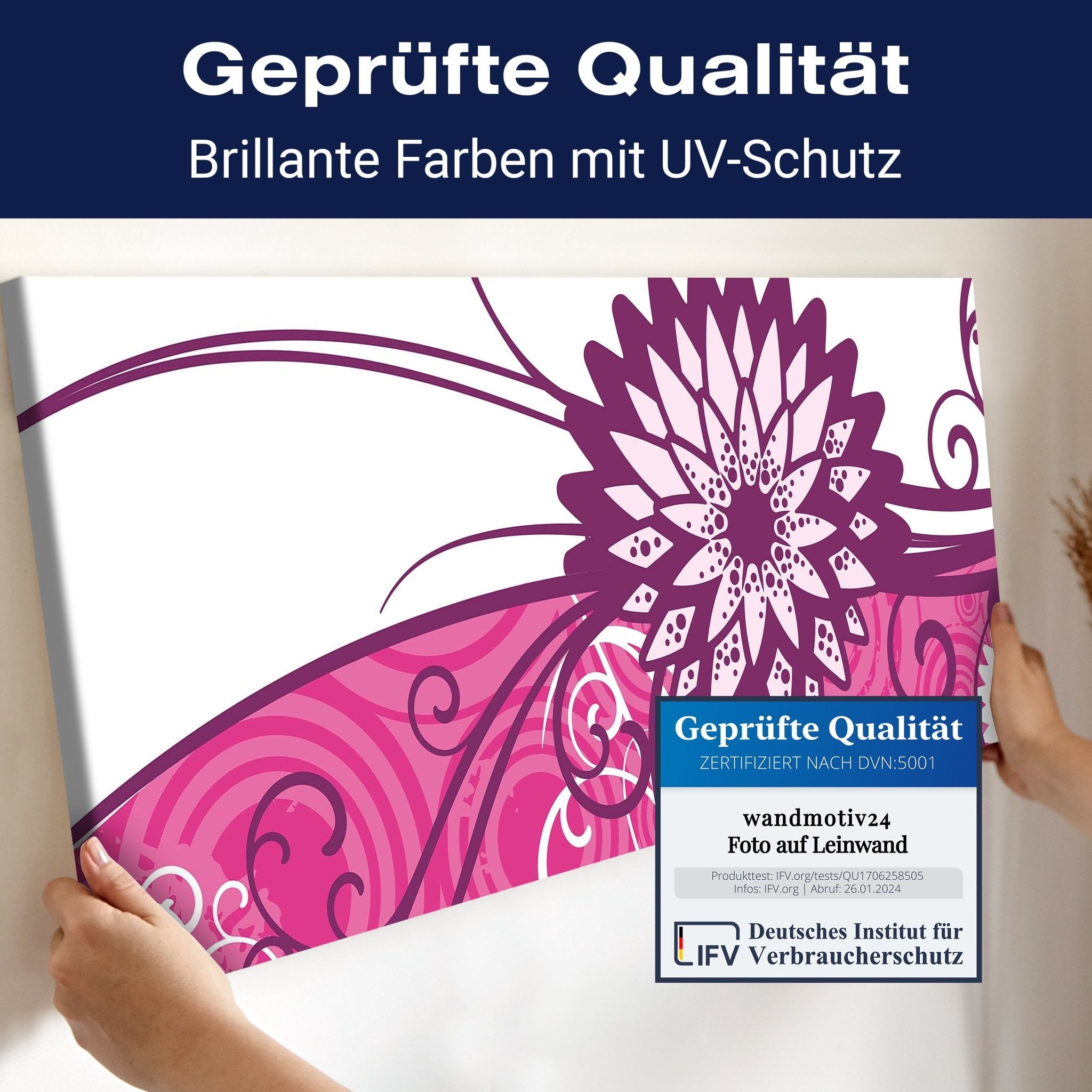 Leinwandbild Cindy Floral Blüten M0062 kaufen - Bild 4 Leinwandbild Cindy Floral Blüten M0062 kaufen - Bild 4