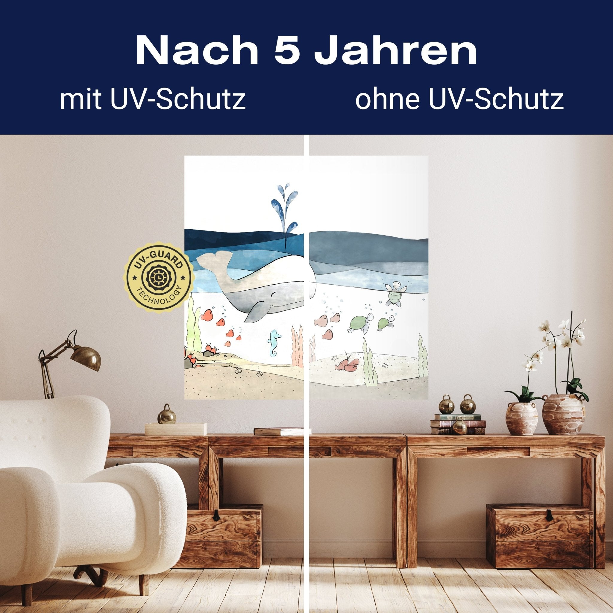 Quadratische Fototapete Wal Schildkröte Meer M0063 - Bild 9 Quadratische Fototapete Wal Schildkröte Meer M0063 - Bild 9