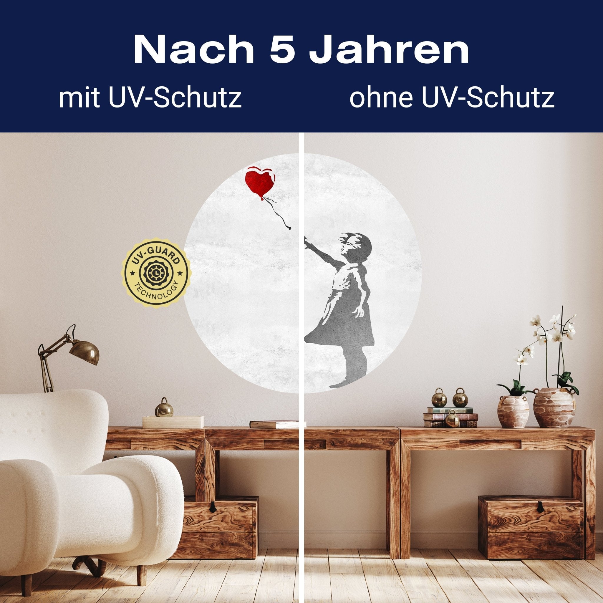 Runde Fototapete Banksy Street Art M0065 - Bild 9 Runde Fototapete Banksy Street Art M0065 - Bild 9