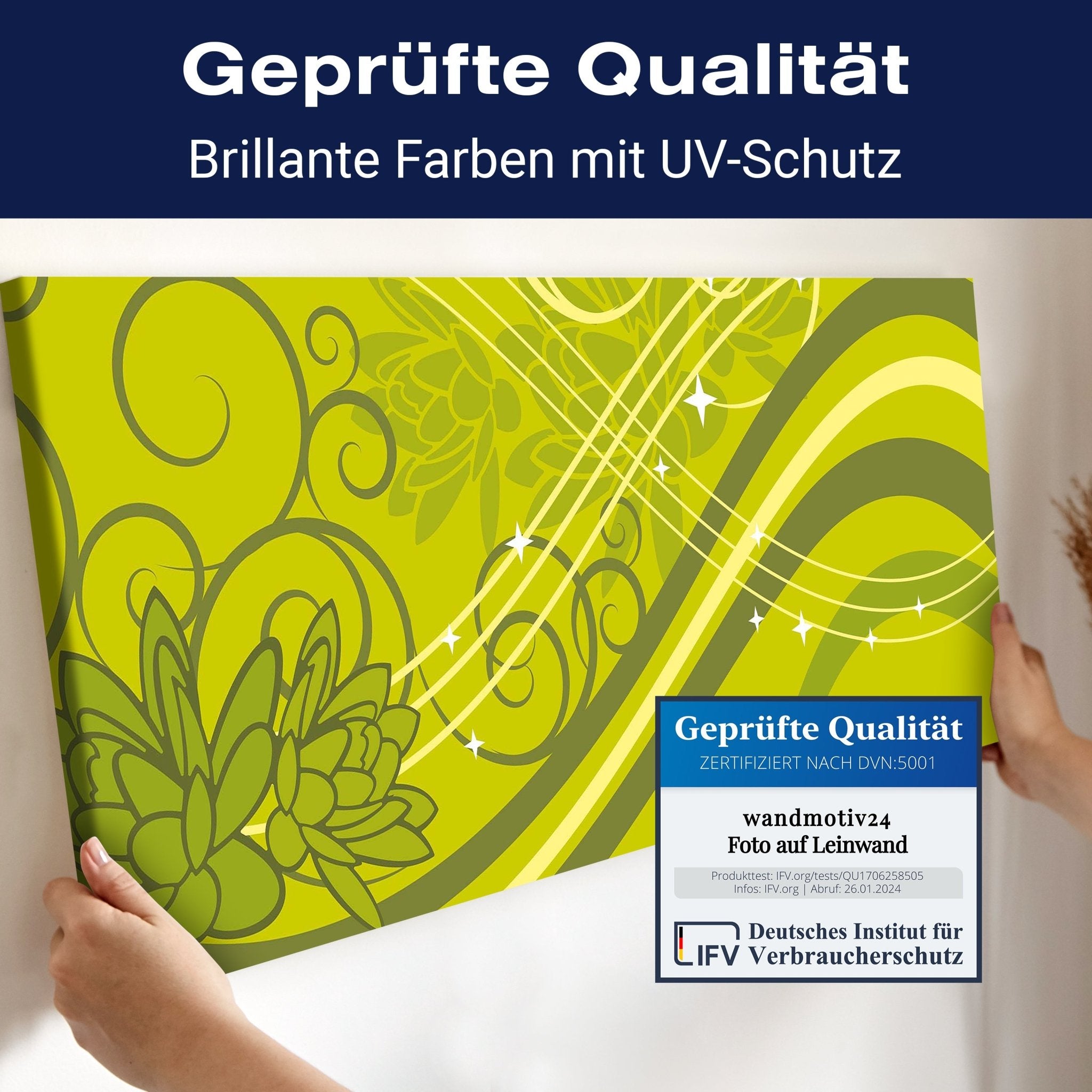 Leinwandbild Jana Floral Blüten M0066 kaufen - Bild 4 Leinwandbild Jana Floral Blüten M0066 kaufen - Bild 4