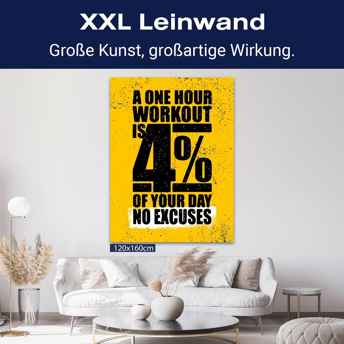 Leinwandbild Motivation, Hochformat, one hour M0066 kaufen - Bild 9 Leinwandbild Motivation, Hochformat, one hour M0066 kaufen - Bild 9