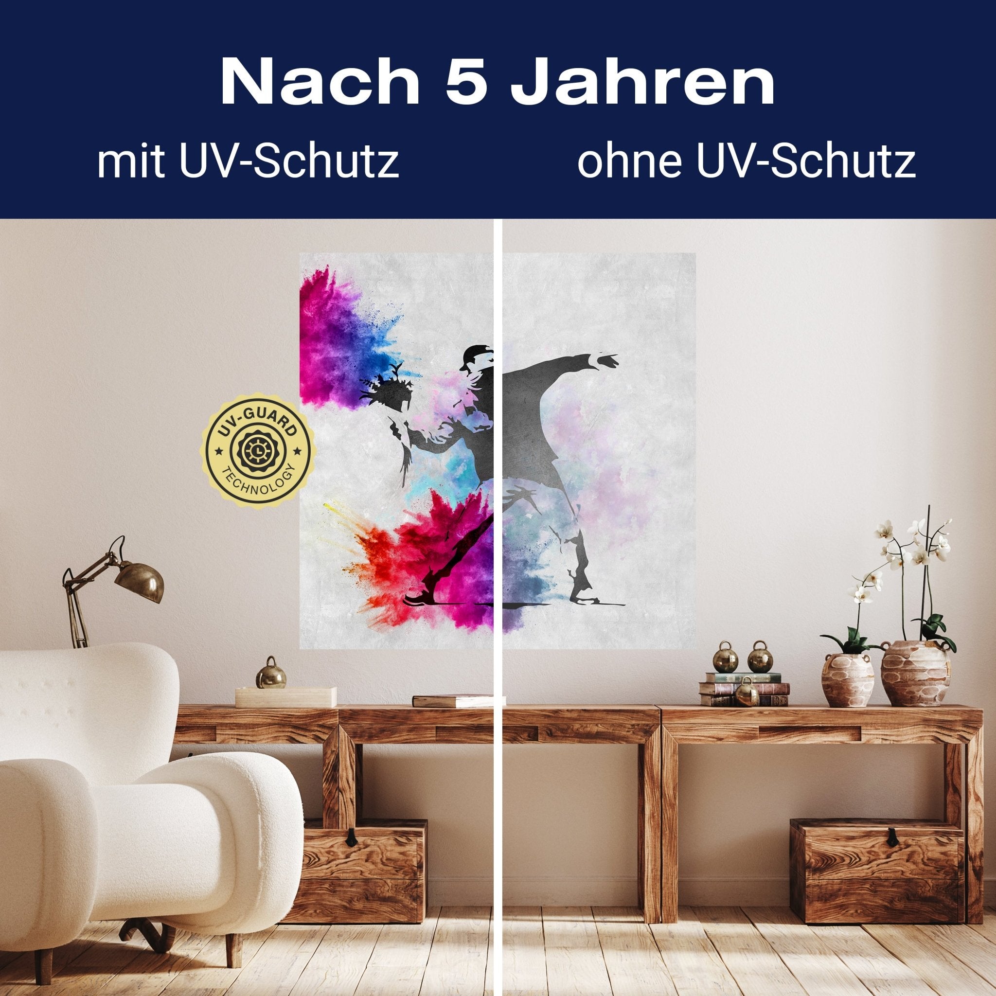 Quadratische Fototapete Banksy Street Art M0066 - Bild 9 Quadratische Fototapete Banksy Street Art M0066 - Bild 9