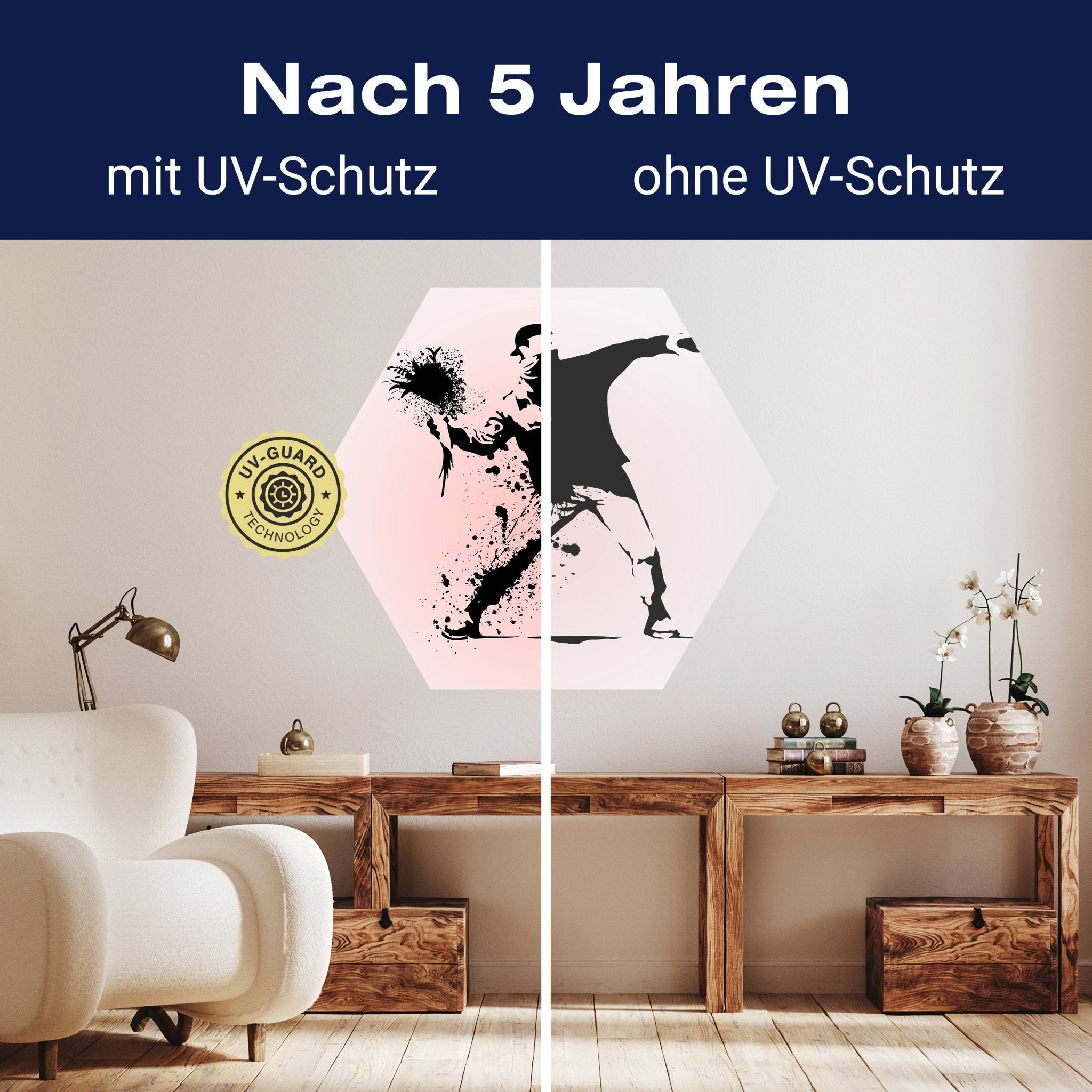 Hexagon-Fototapete Banksy Street Art M0068 - Bild 9 Hexagon-Fototapete Banksy Street Art M0068 - Bild 9