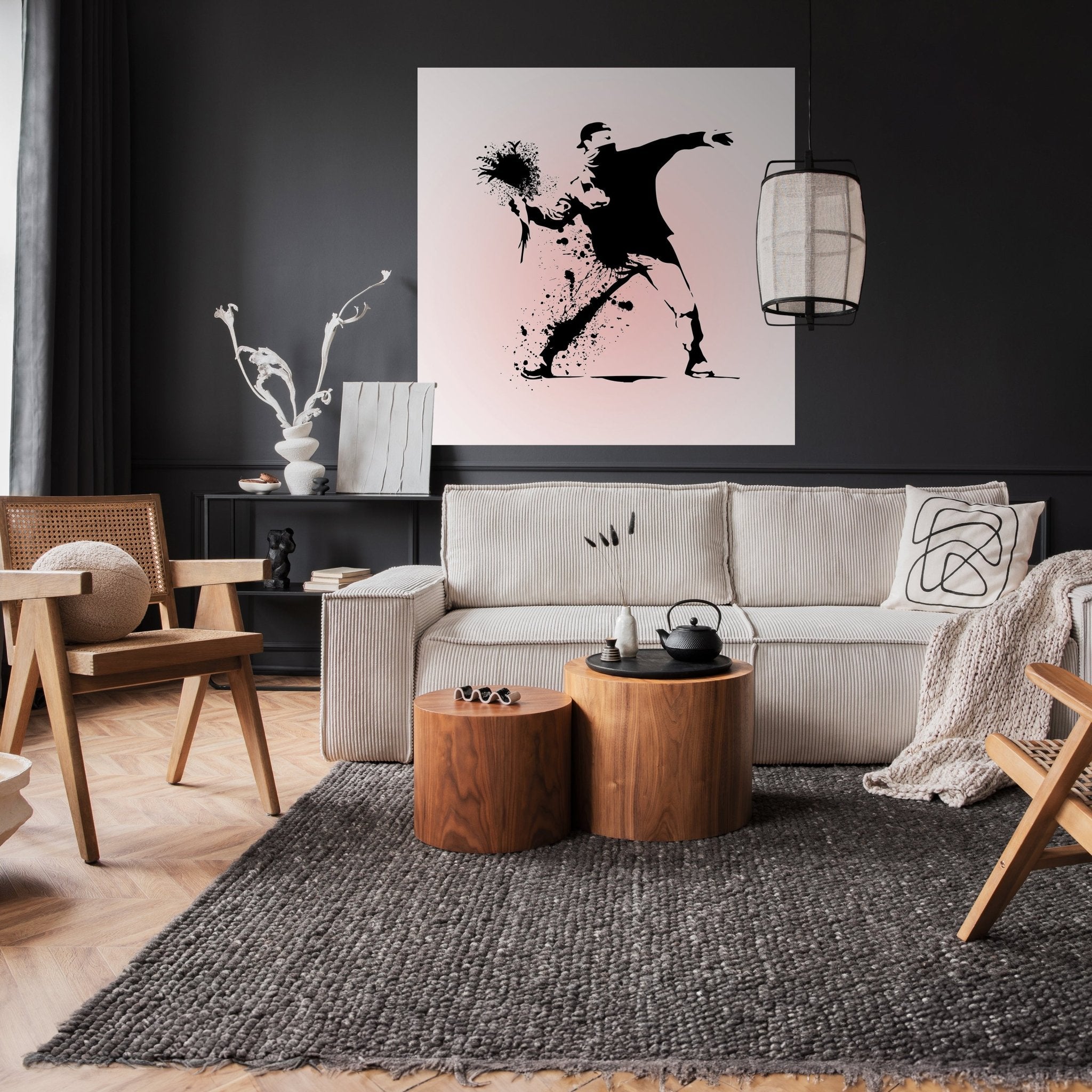 Quadratische Fototapete Banksy Street Art M0068 - Bild 2 Quadratische Fototapete Banksy Street Art M0068 - Bild 2