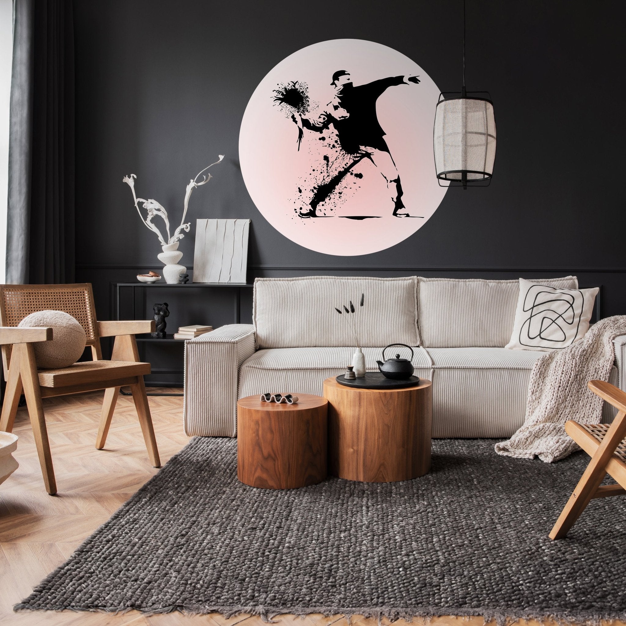 Runde Fototapete Banksy Street Art M0068 - Bild 2 Runde Fototapete Banksy Street Art M0068 - Bild 2