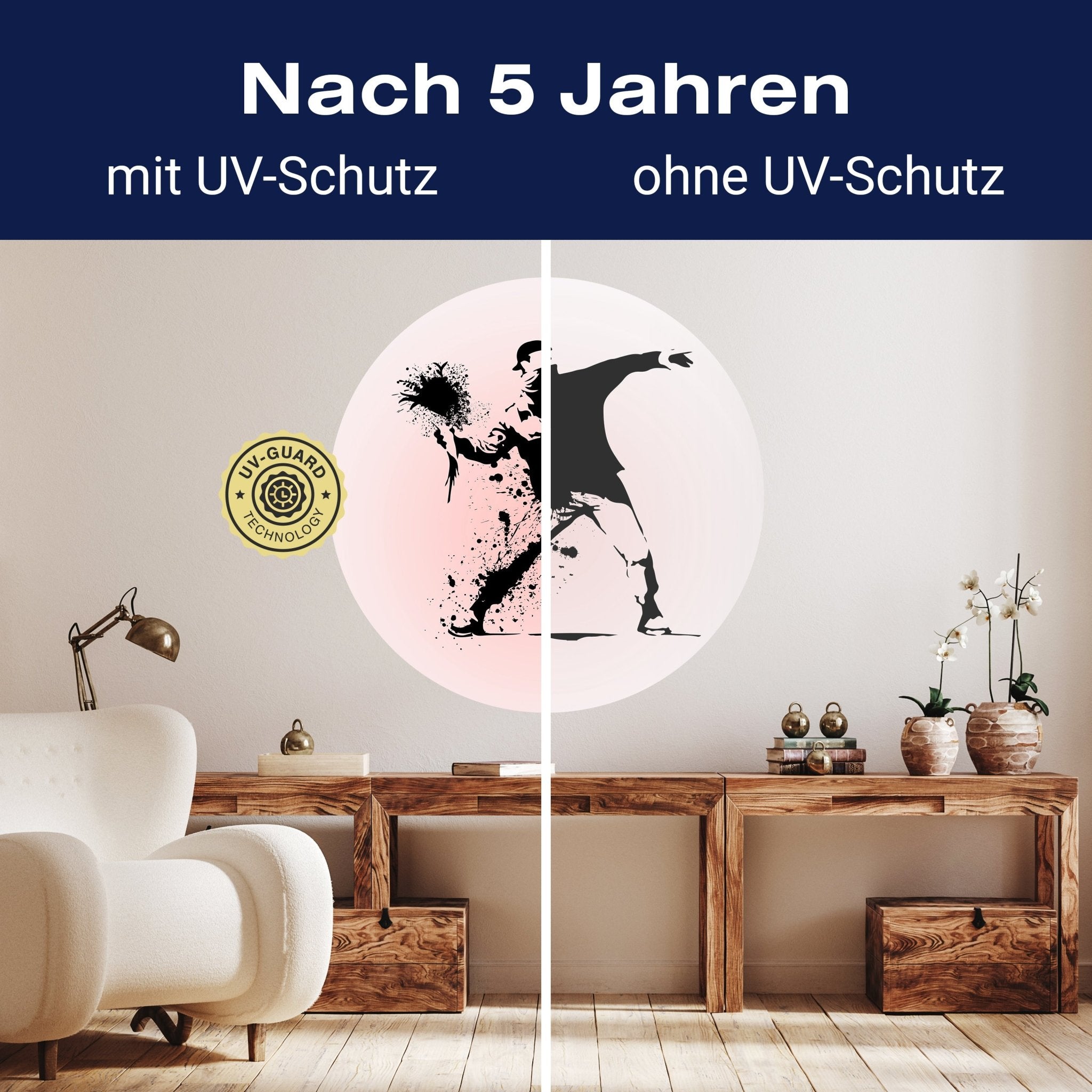 Runde Fototapete Banksy Street Art M0068 - Bild 9 Runde Fototapete Banksy Street Art M0068 - Bild 9