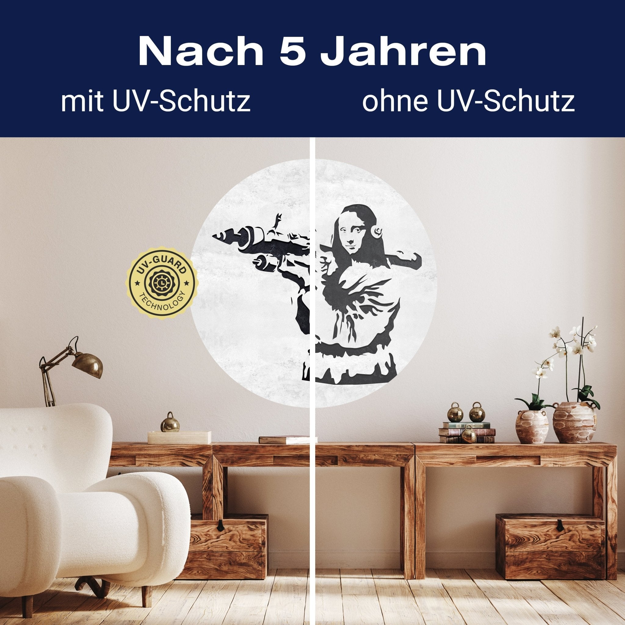 Runde Fototapete Banksy Street Art M0069 - Bild 9 Runde Fototapete Banksy Street Art M0069 - Bild 9