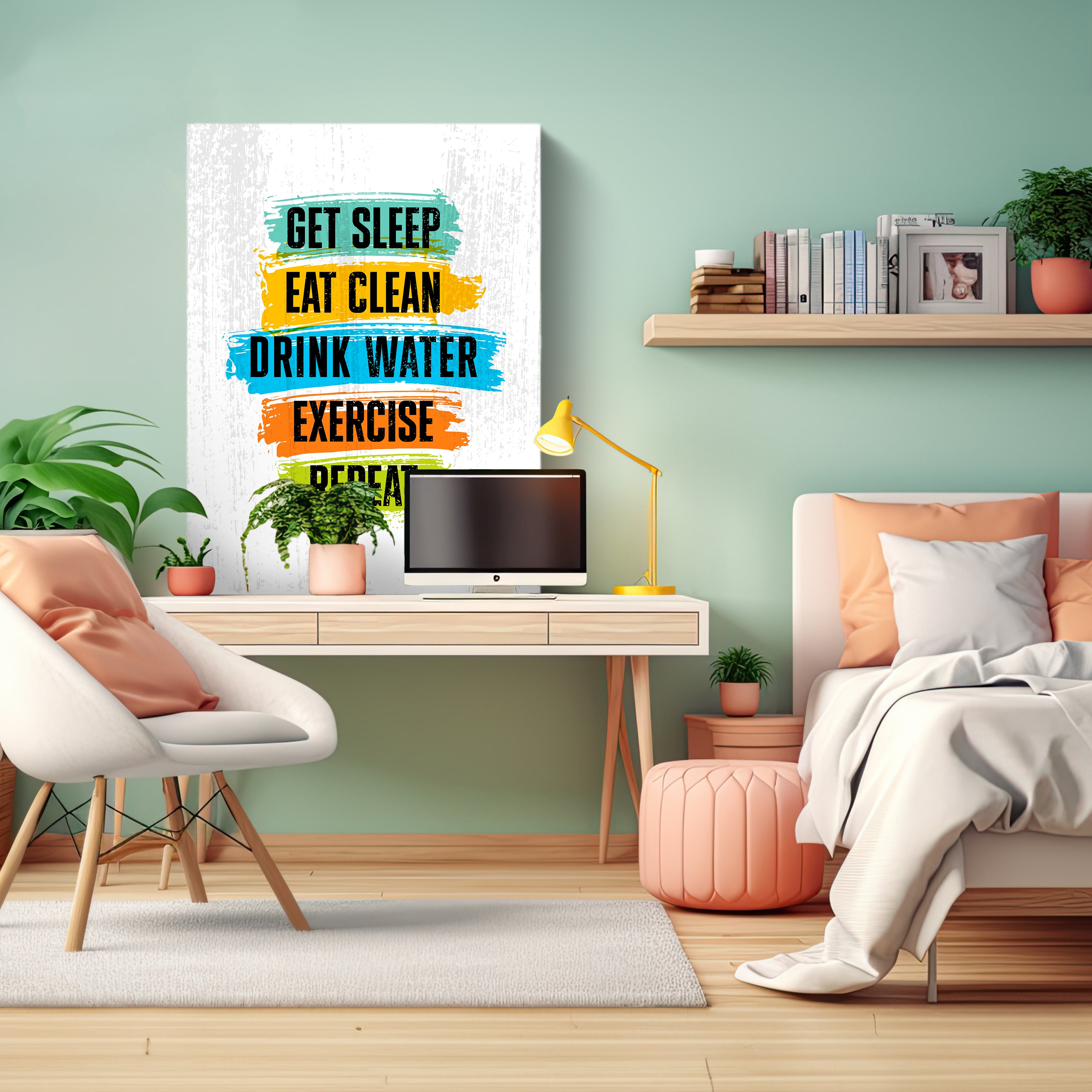 Leinwandbild Motivation, Hochformat, Tagesplan M0070 kaufen - Bild 3 Leinwandbild Motivation, Hochformat, Tagesplan M0070 kaufen - Bild 3