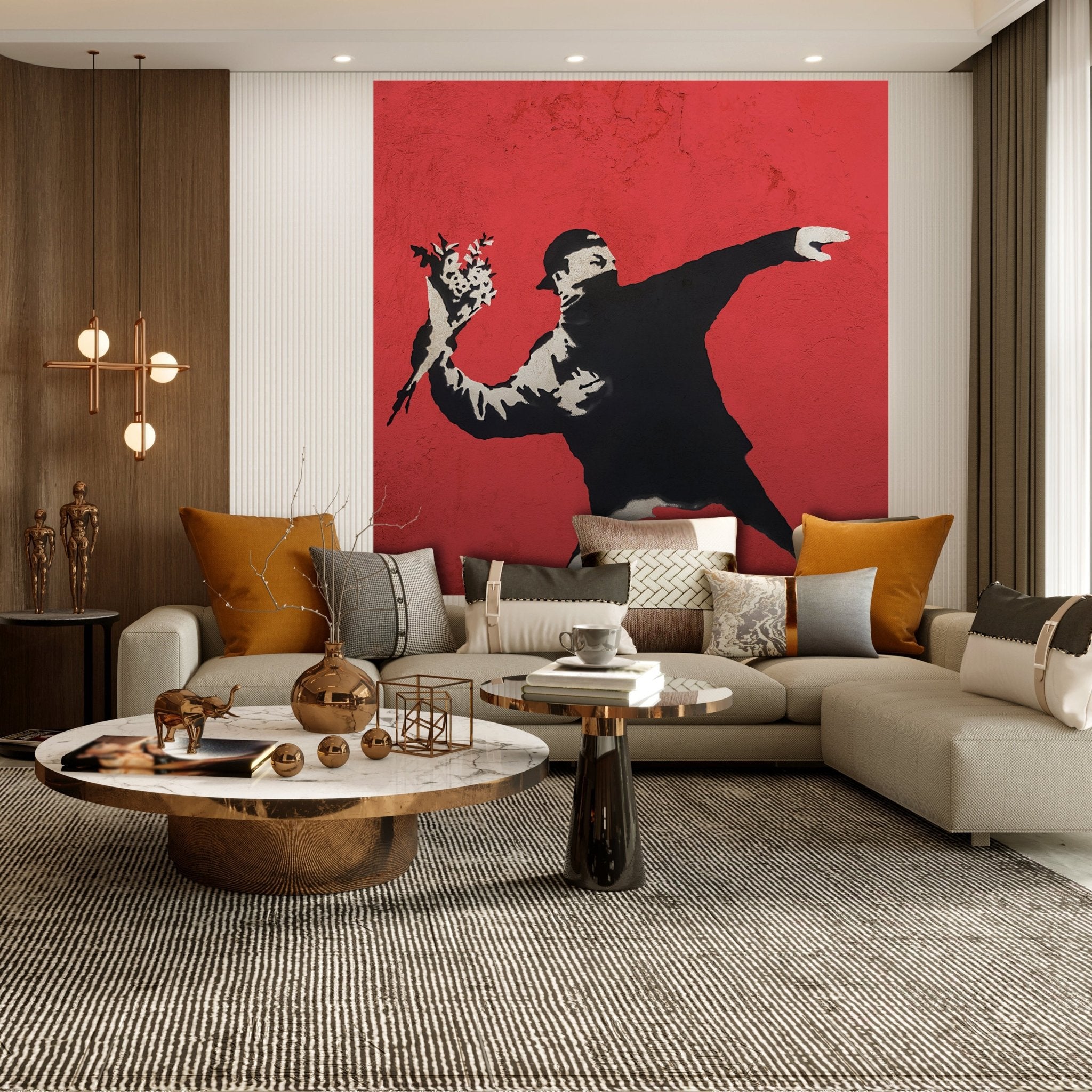 Quadratische Fototapete Banksy Street Art M0070 - Bild 3 Quadratische Fototapete Banksy Street Art M0070 - Bild 3