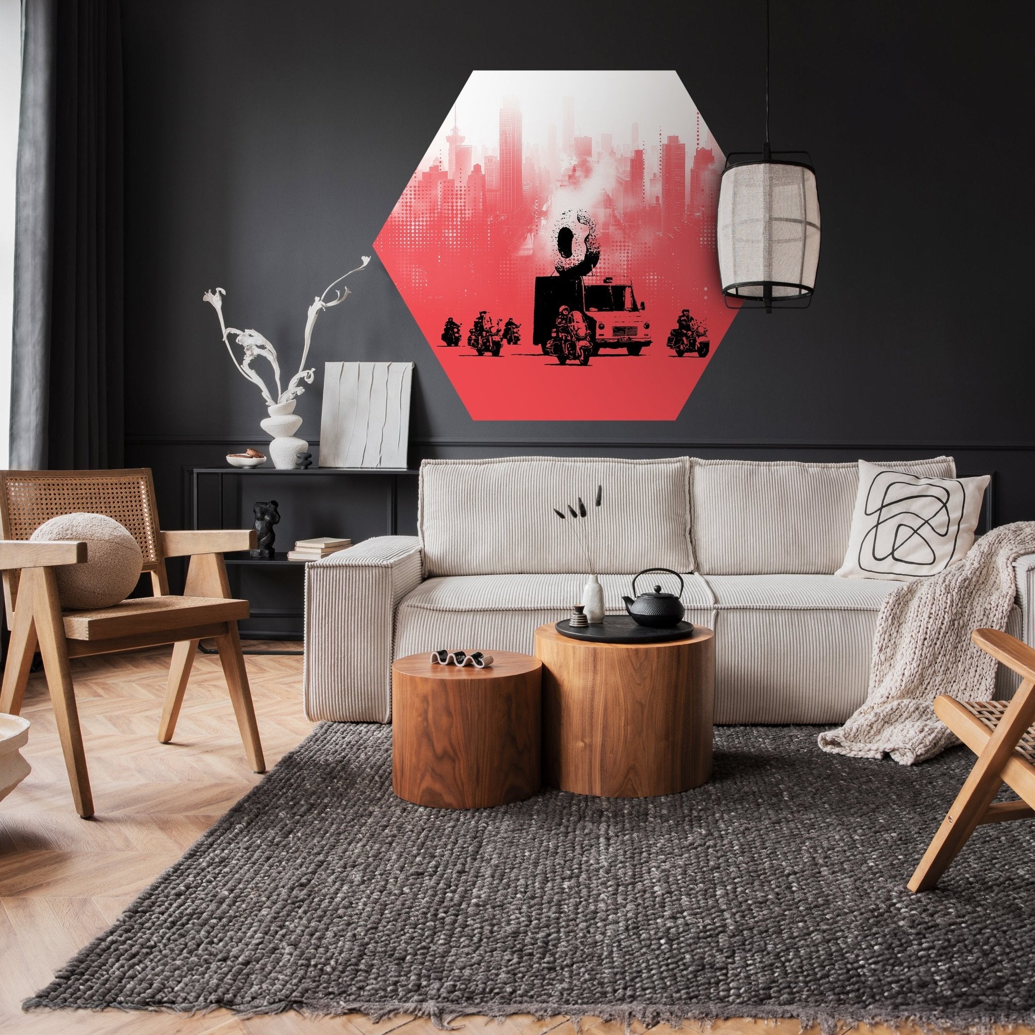 Hexagon-Fototapete Banksy Street Art M0071 - Bild 2 Hexagon-Fototapete Banksy Street Art M0071 - Bild 2