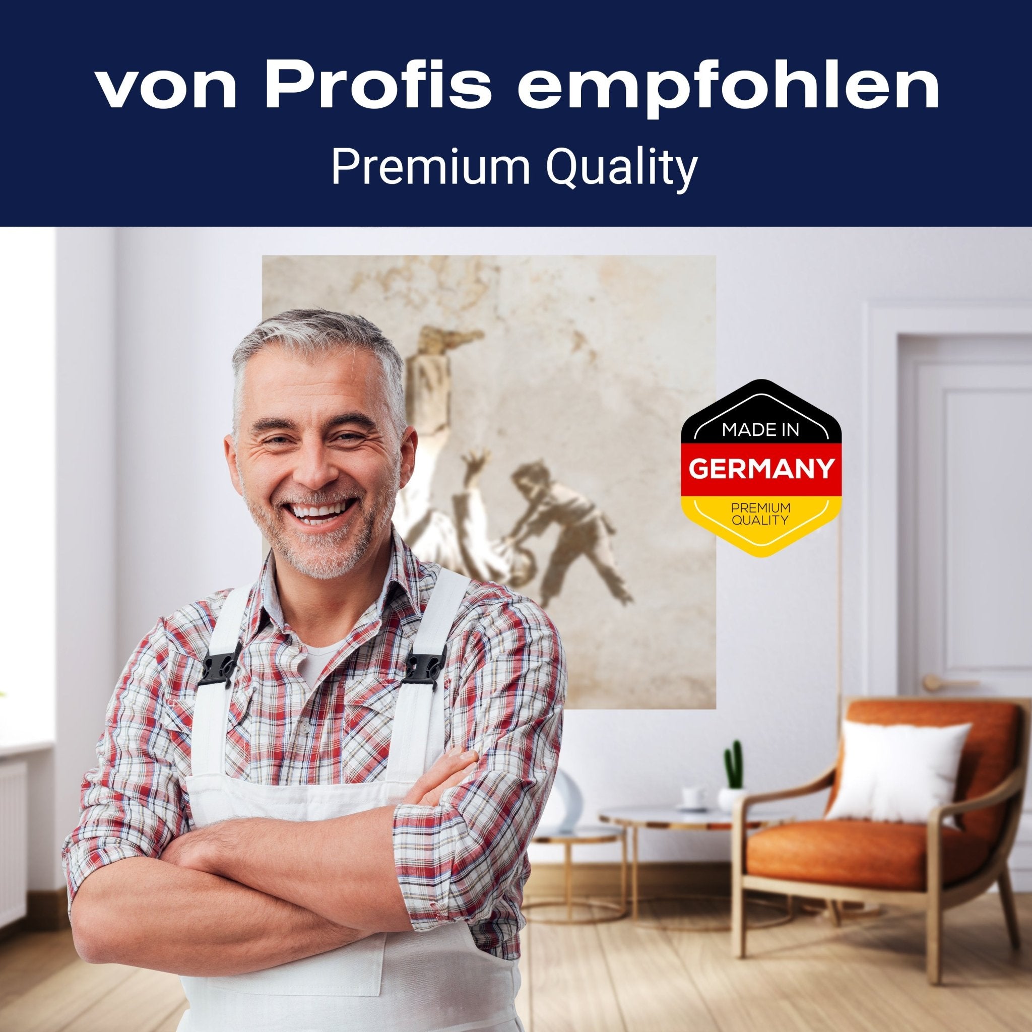 Quadratische Fototapete Banksy M0072 - Bild 5 Quadratische Fototapete Banksy M0072 - Bild 5