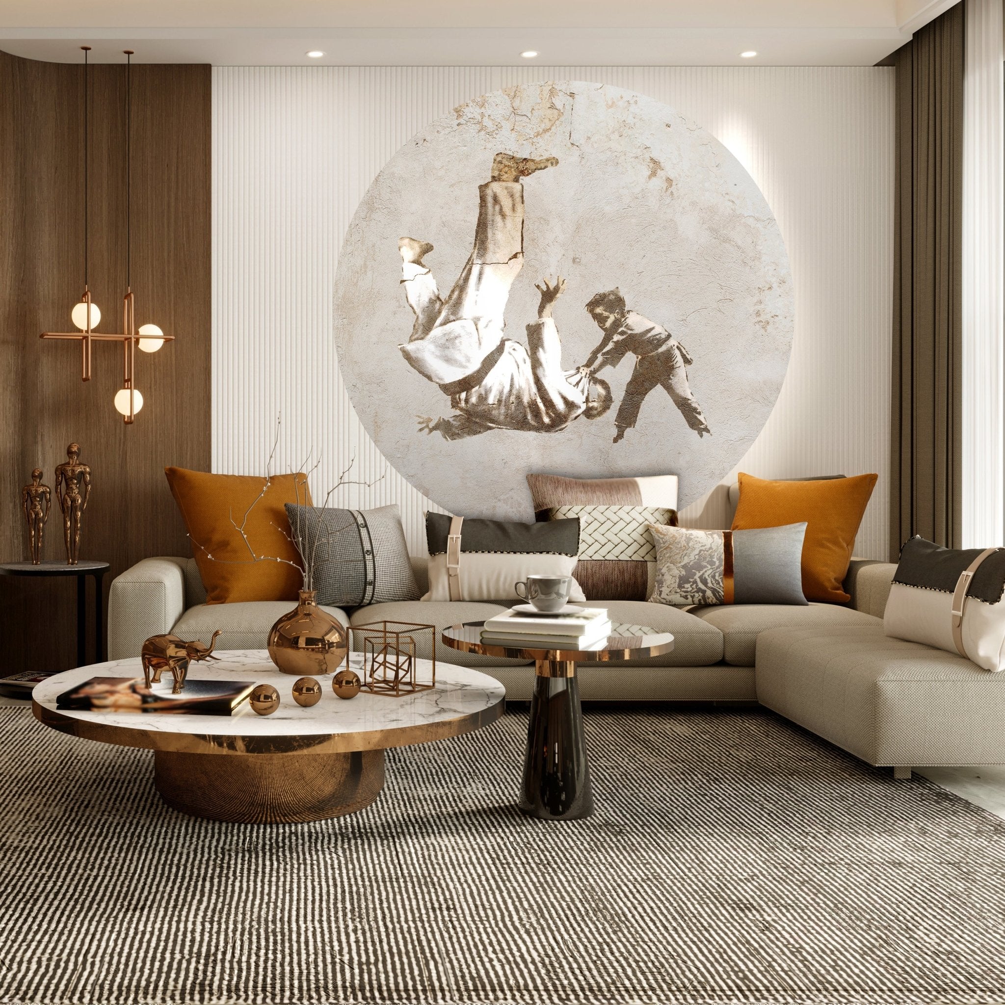 Runde Fototapete Banksy M0072 - Bild 3 Runde Fototapete Banksy M0072 - Bild 3