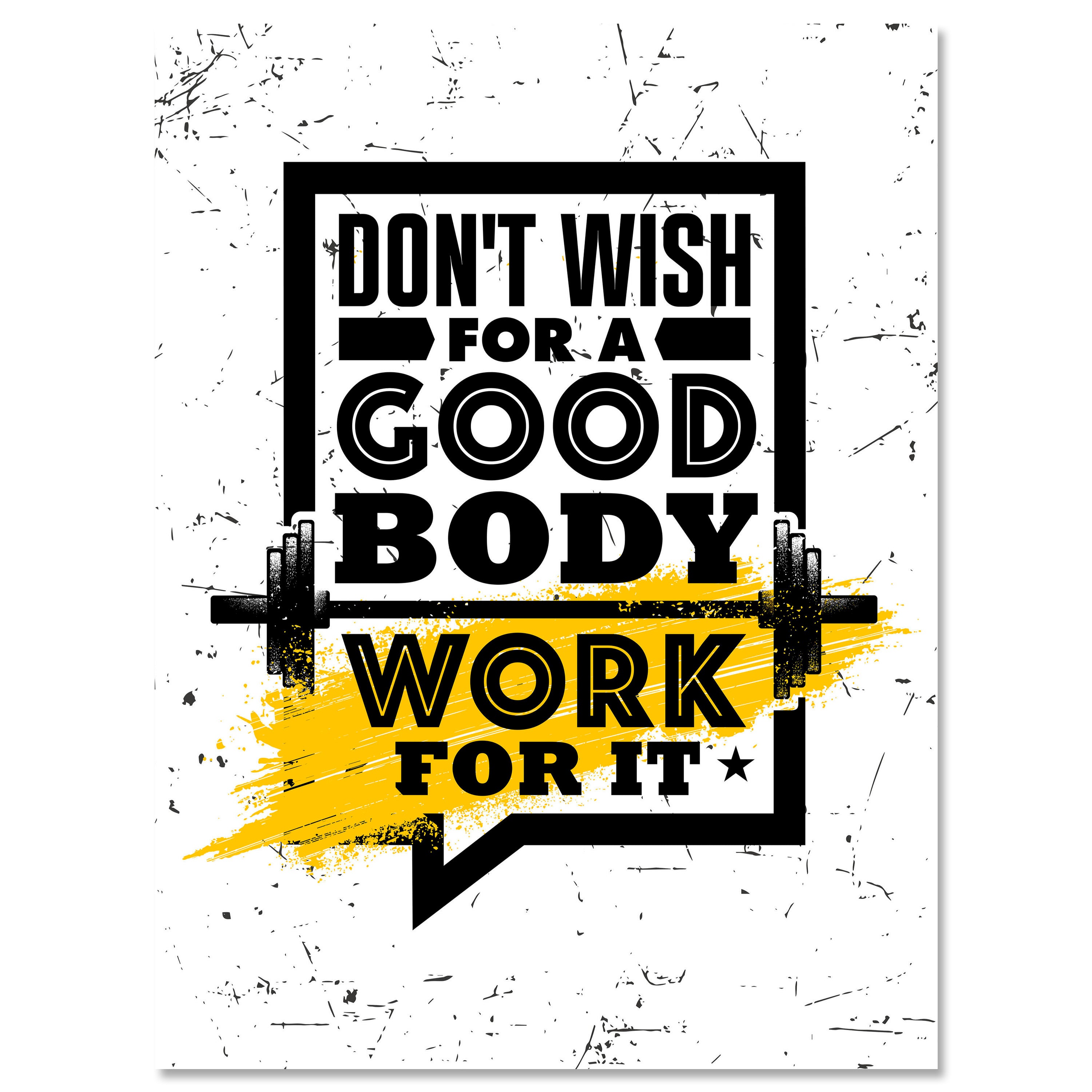 Leinwandbild Motivation, Hochformat, Good Body M0074 kaufen - Bild 1 Leinwandbild Motivation, Hochformat, Good Body M0074 kaufen - Bild 1