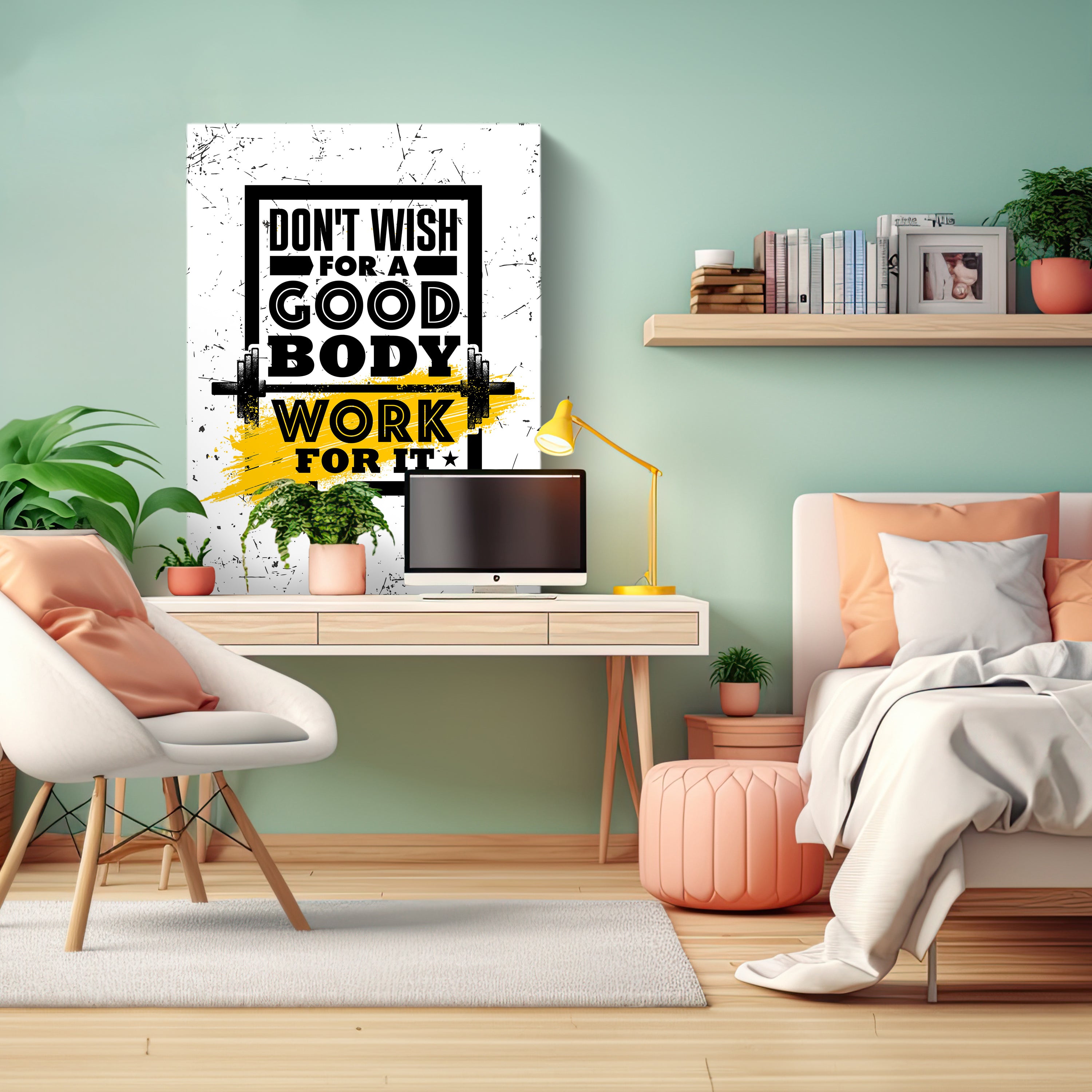 Leinwandbild Motivation, Hochformat, Good Body M0074 kaufen - Bild 3 Leinwandbild Motivation, Hochformat, Good Body M0074 kaufen - Bild 3