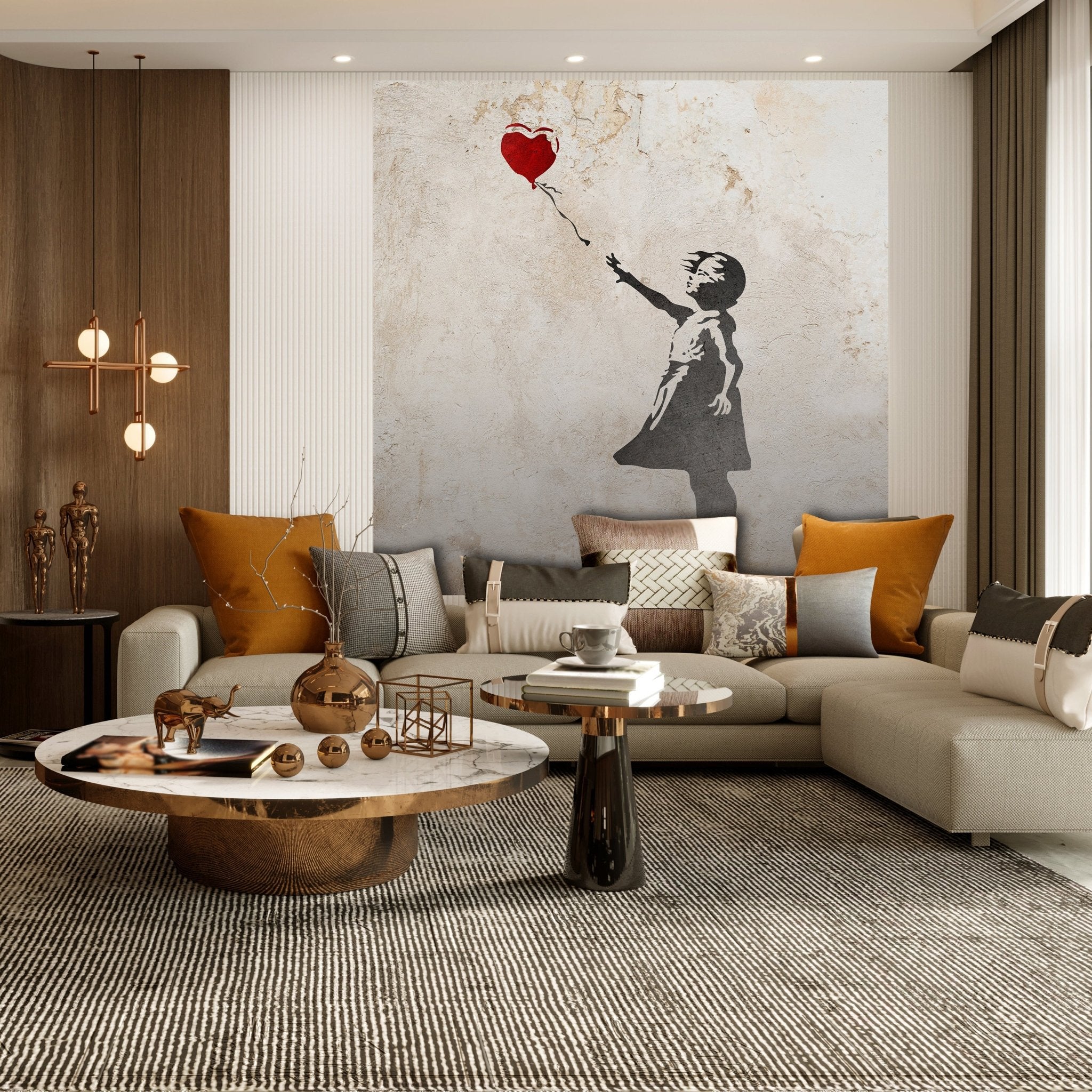 Quadratische Fototapete Banksy Street Art M0074 - Bild 3 Quadratische Fototapete Banksy Street Art M0074 - Bild 3