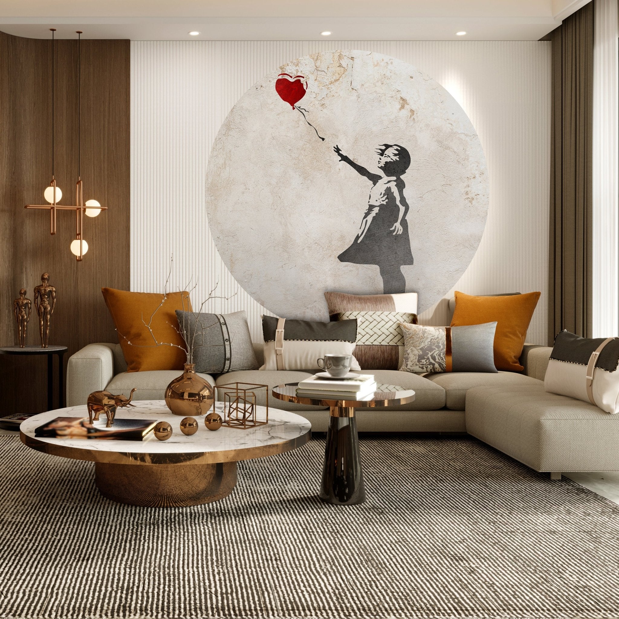 Runde Fototapete Banksy Street Art M0074 - Bild 3 Runde Fototapete Banksy Street Art M0074 - Bild 3