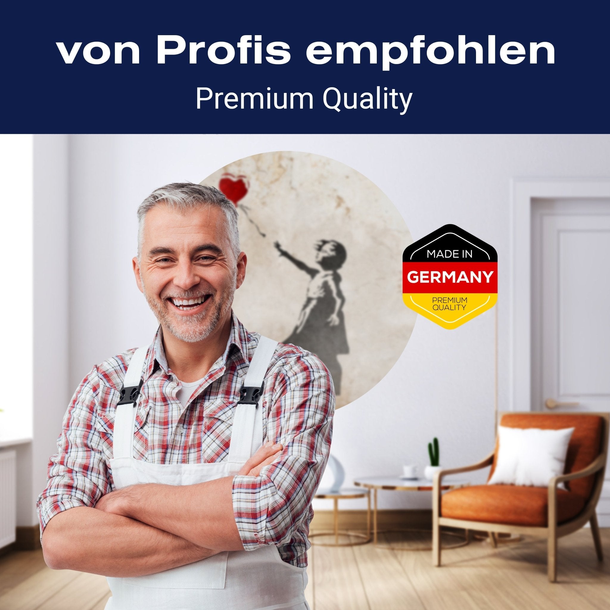 Runde Fototapete Banksy Street Art M0074 - Bild 5 Runde Fototapete Banksy Street Art M0074 - Bild 5