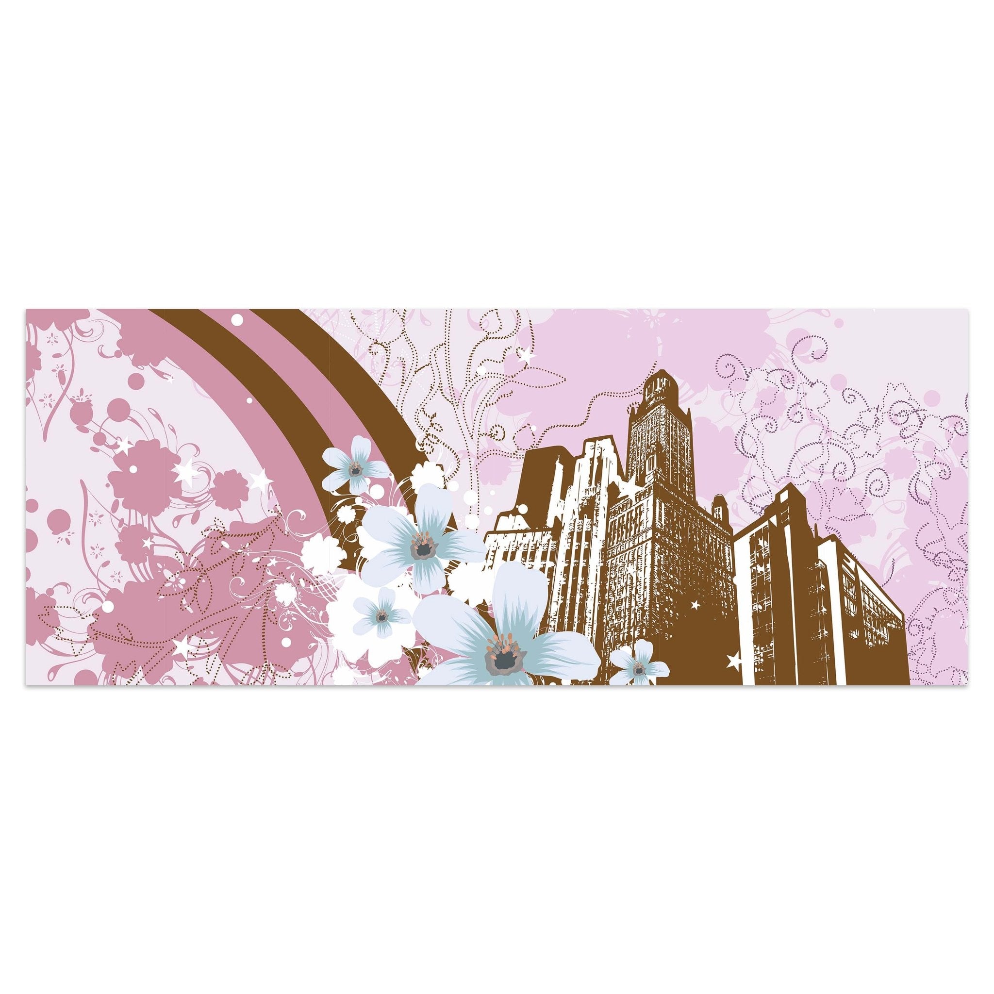 Leinwandbild Urban Flower Grunge M0075 kaufen - Bild 1 Leinwandbild Urban Flower Grunge M0075 kaufen - Bild 1