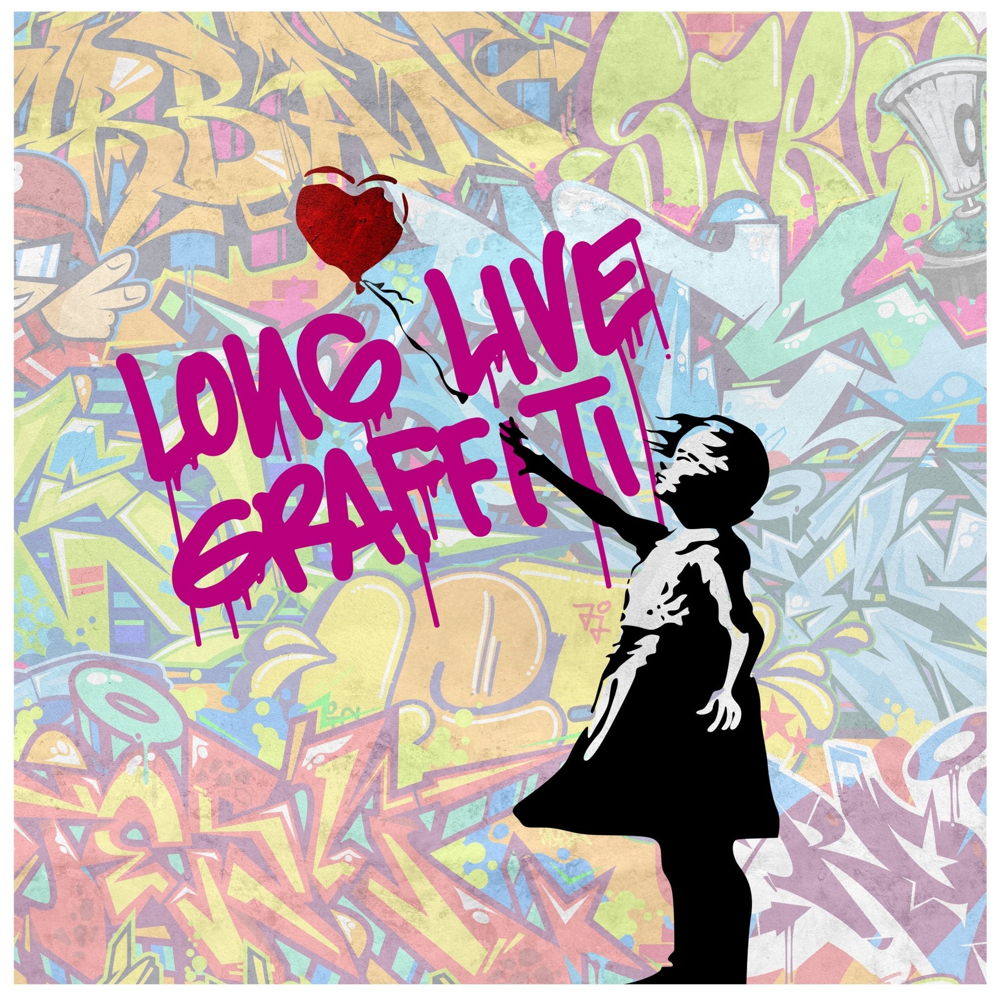 Quadratische Fototapete Banksy Street Art M0075 - Bild 11 Quadratische Fototapete Banksy Street Art M0075 - Bild 11