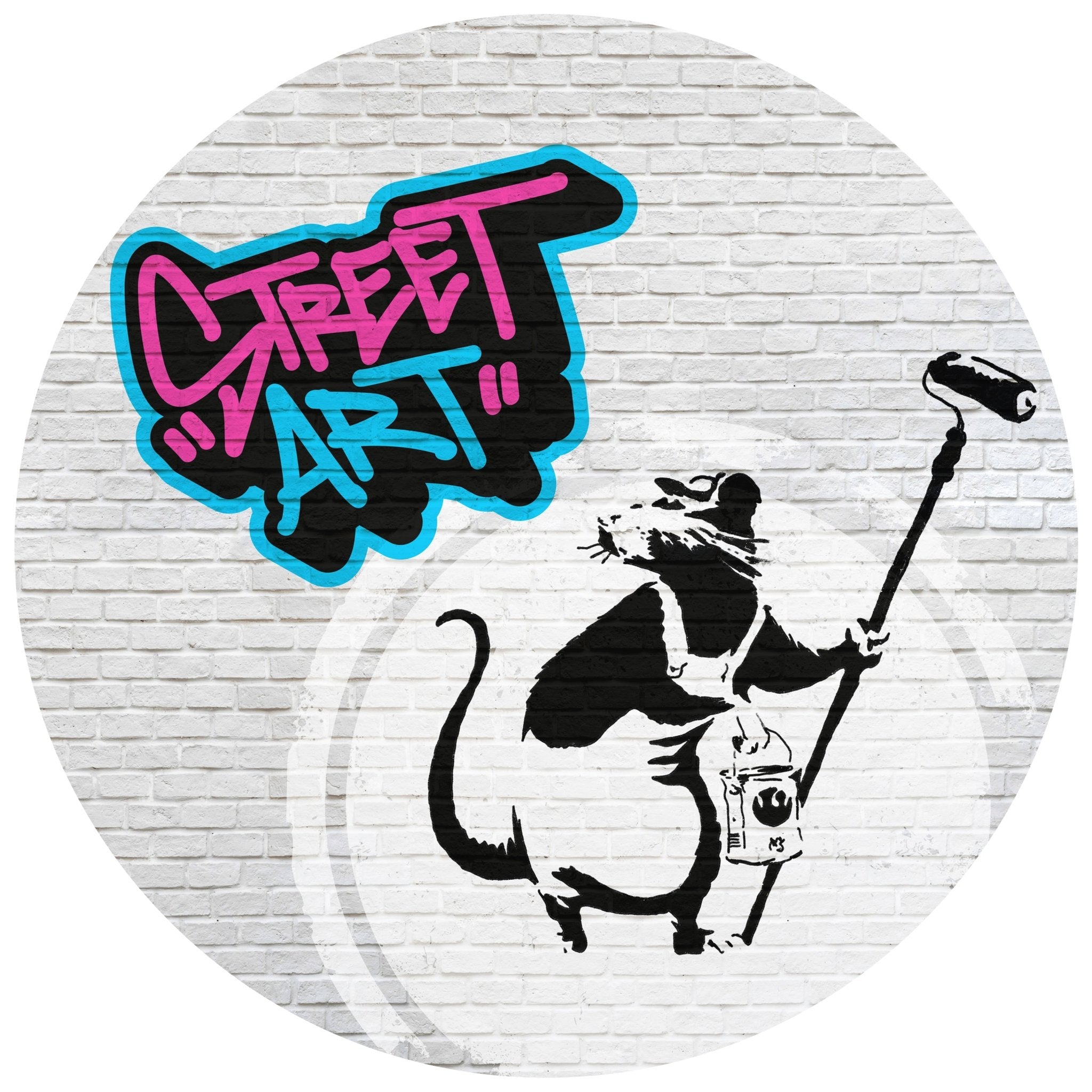 Runde Fototapete Banksy Street Art M0076 - Bild 11 Runde Fototapete Banksy Street Art M0076 - Bild 11