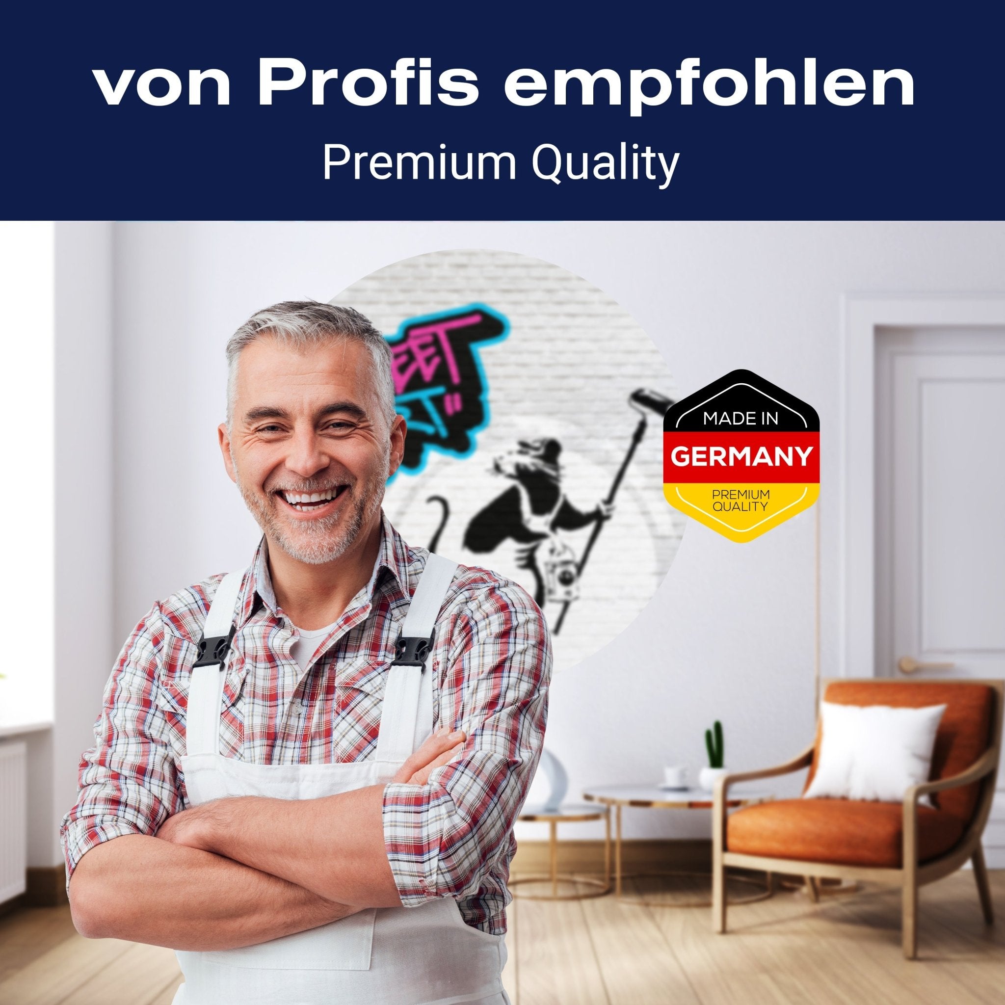 Runde Fototapete Banksy Street Art M0076 - Bild 5 Runde Fototapete Banksy Street Art M0076 - Bild 5