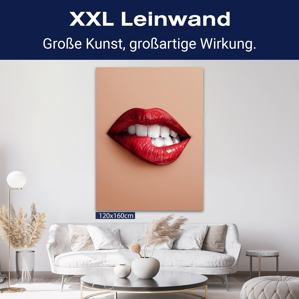 Leinwandbild Frauen Lippen M0078 kaufen - Bild 9 Leinwandbild Frauen Lippen M0078 kaufen - Bild 9