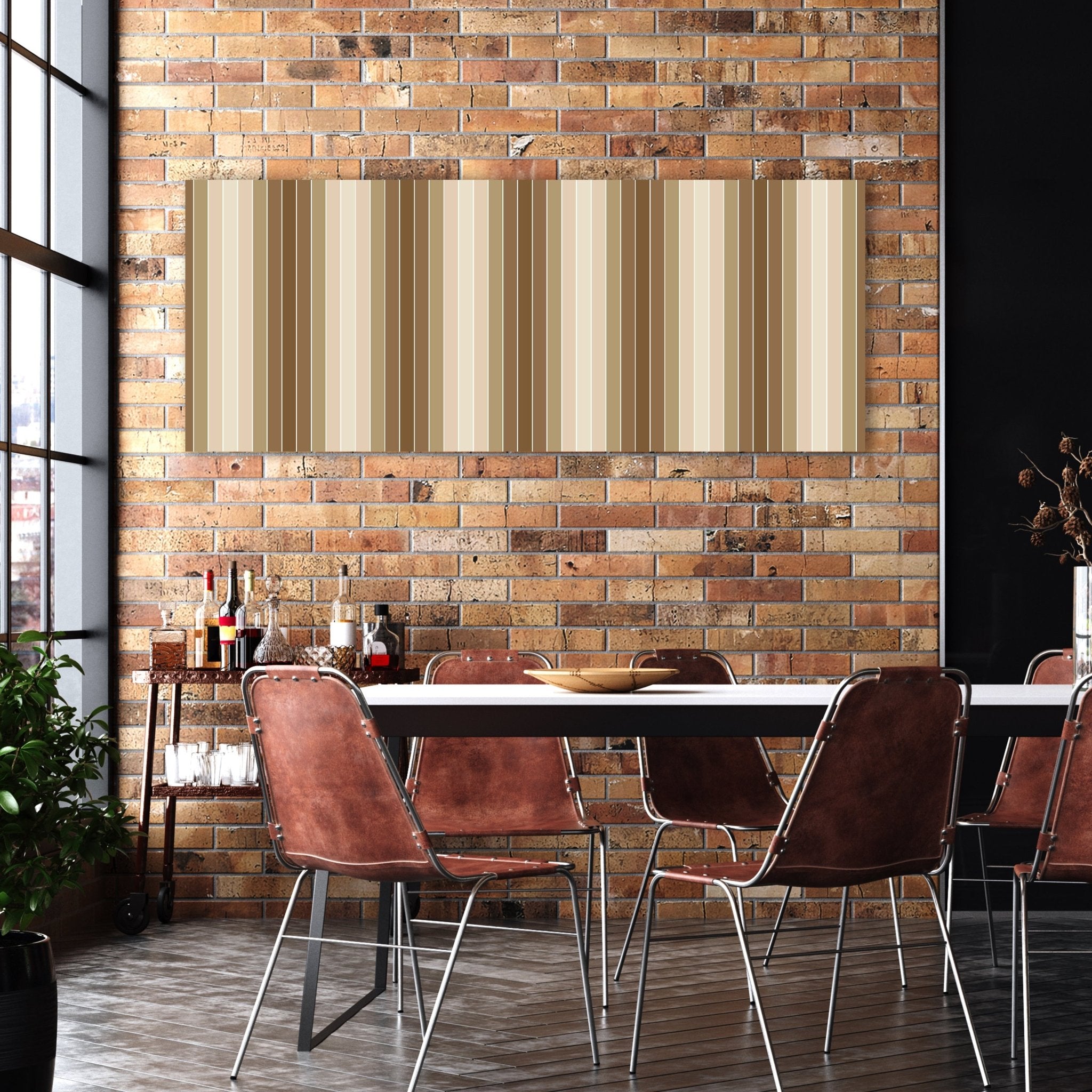 Leinwandbild Beige Muster M0089 kaufen - Bild 2 Leinwandbild Beige Muster M0089 kaufen - Bild 2