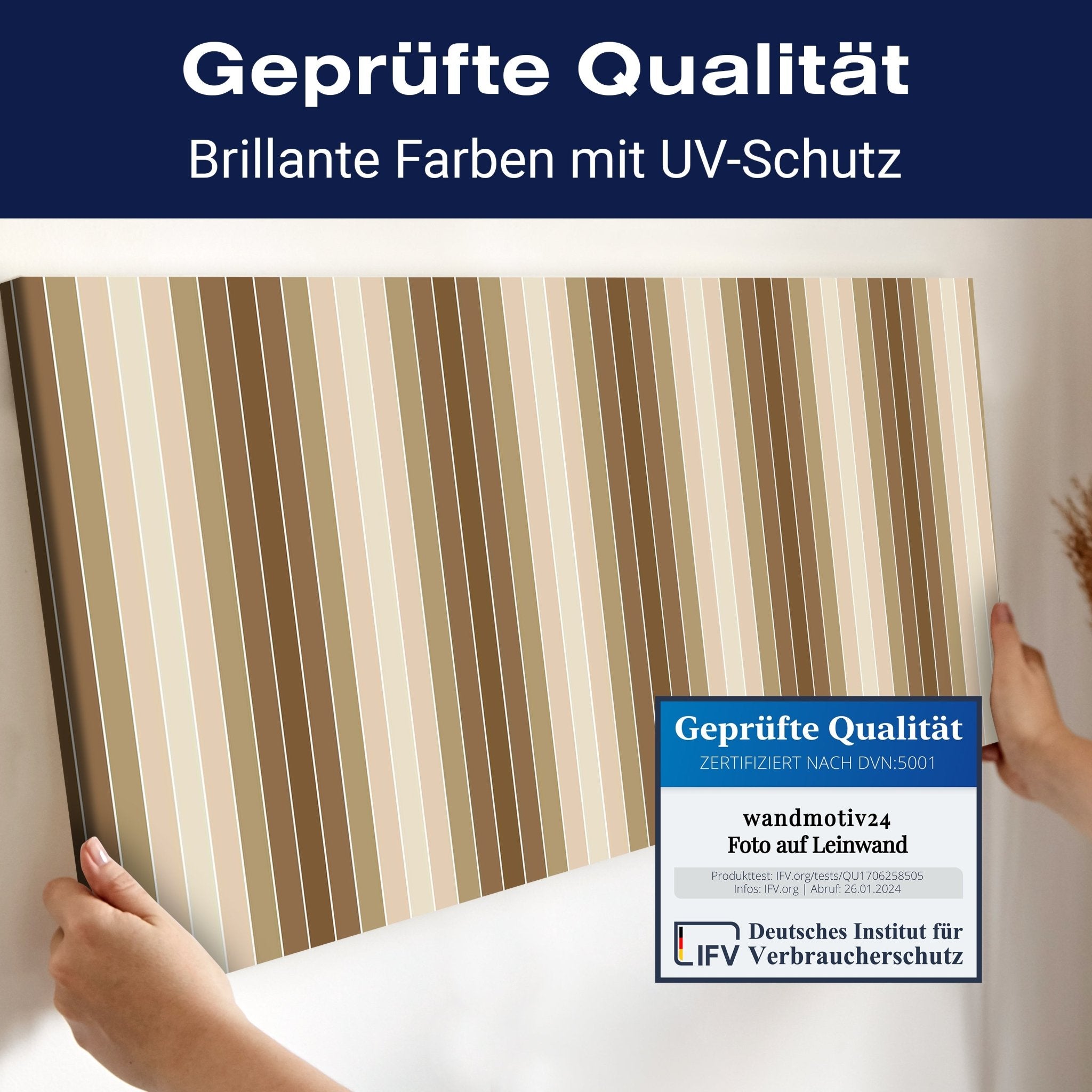 Leinwandbild Beige Muster M0089 kaufen - Bild 4 Leinwandbild Beige Muster M0089 kaufen - Bild 4