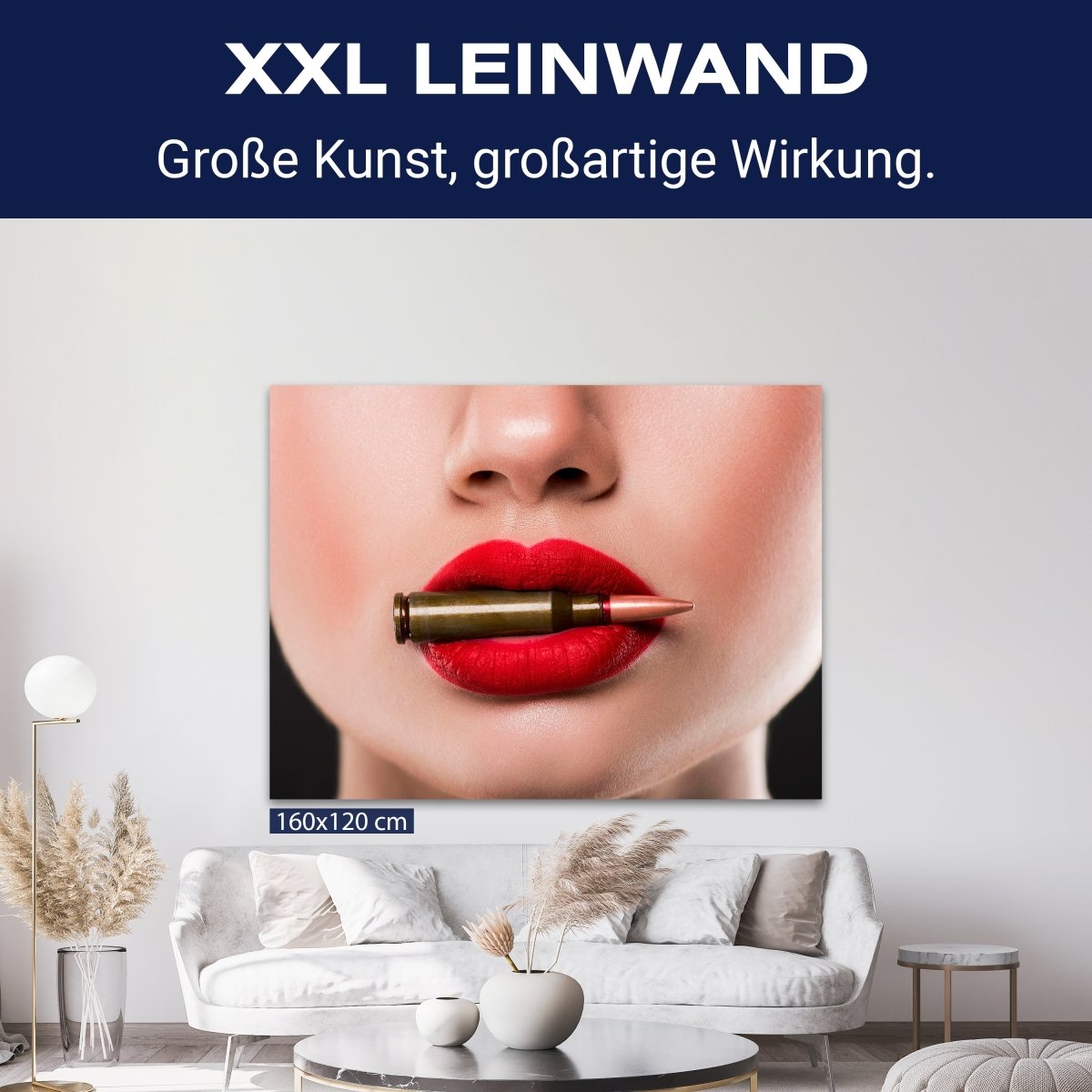 Leinwandbild Frauen Lippen M0089 kaufen - Bild 9 Leinwandbild Frauen Lippen M0089 kaufen - Bild 9