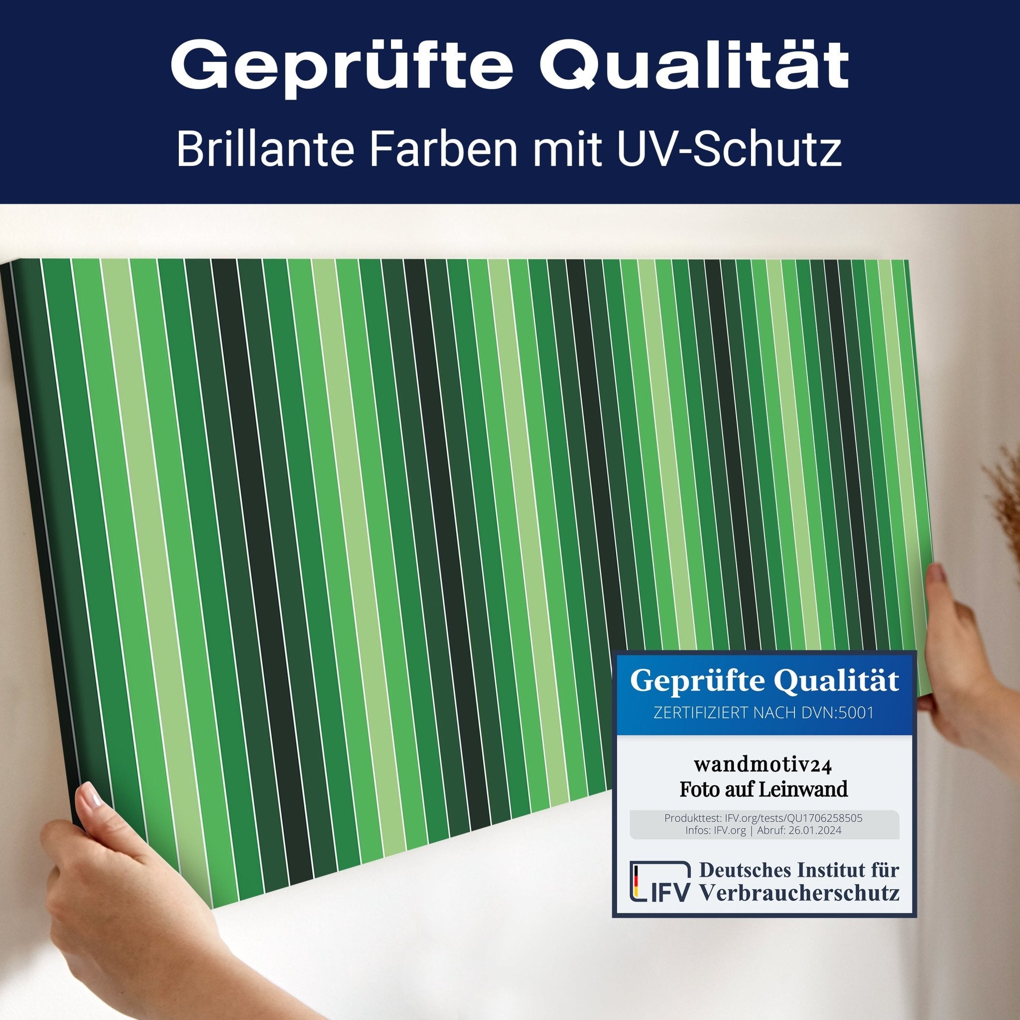 Leinwandbild Frisches Grün Muster M0090 kaufen - Bild 4 Leinwandbild Frisches Grün Muster M0090 kaufen - Bild 4