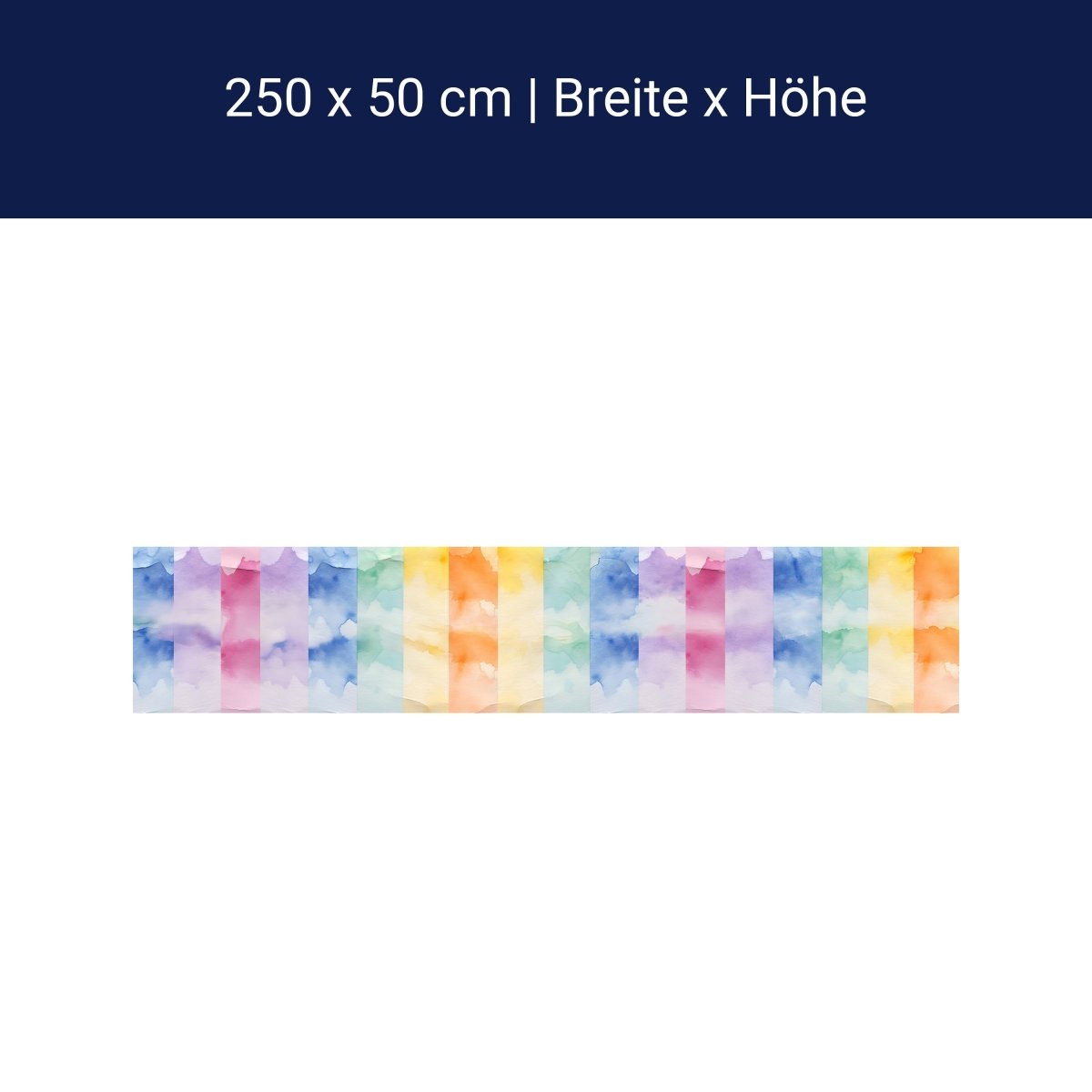 Panorama-Fototapete buntes Aquarell M0100 Panorama-Fototapete buntes Aquarell M0100