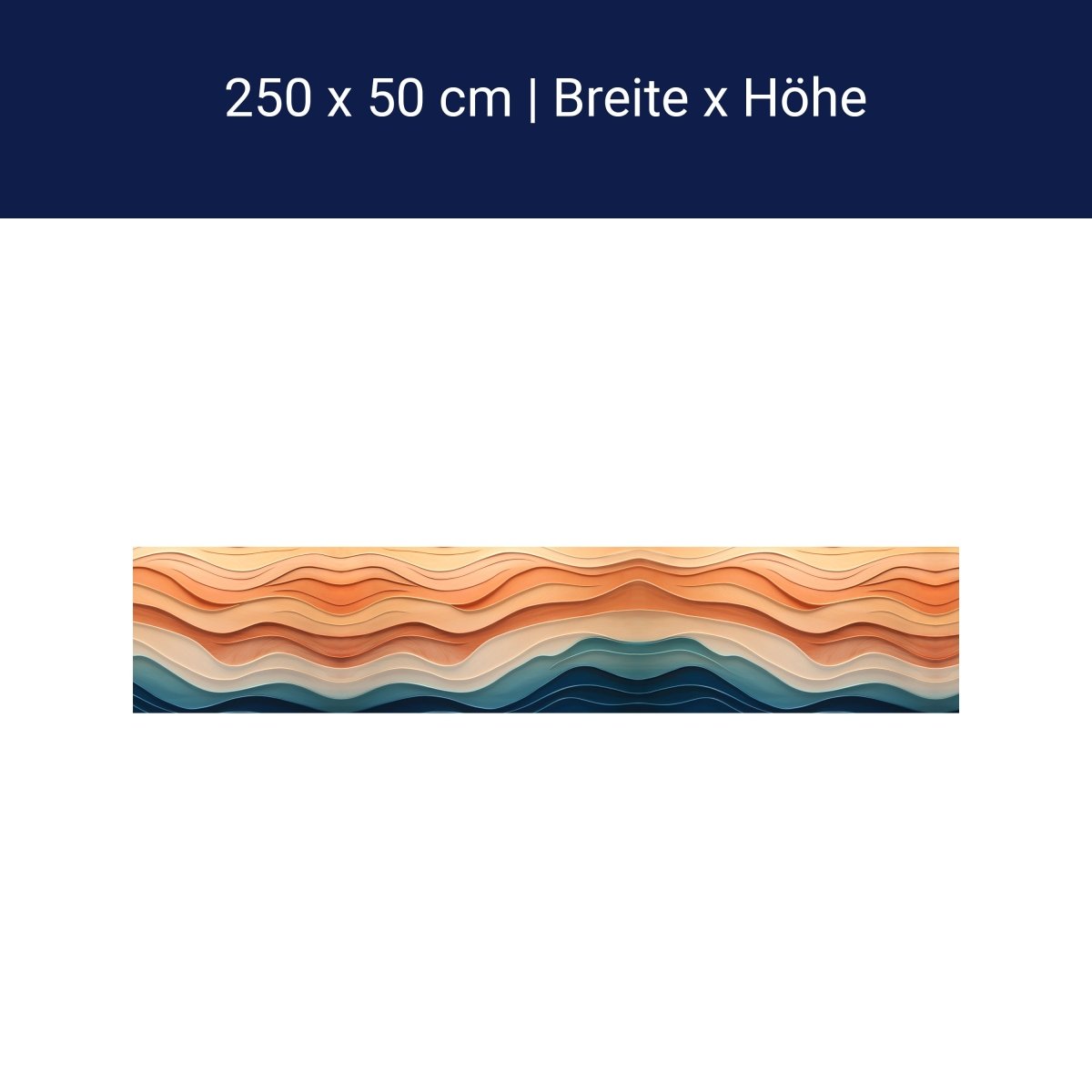 Panorama-Fototapete Holz Wellen M0101 Panorama-Fototapete Holz Wellen M0101