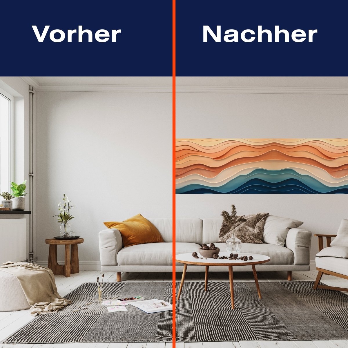 Panorama-Fototapete Holz Wellen M0101 - Bild 3 Panorama-Fototapete Holz Wellen M0101 - Bild 3