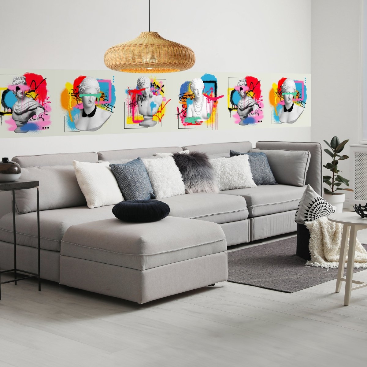 Panorama-Fototapete Abstrakte Plastiken M0105 - Bild 1 Panorama-Fototapete Abstrakte Plastiken M0105 - Bild 1