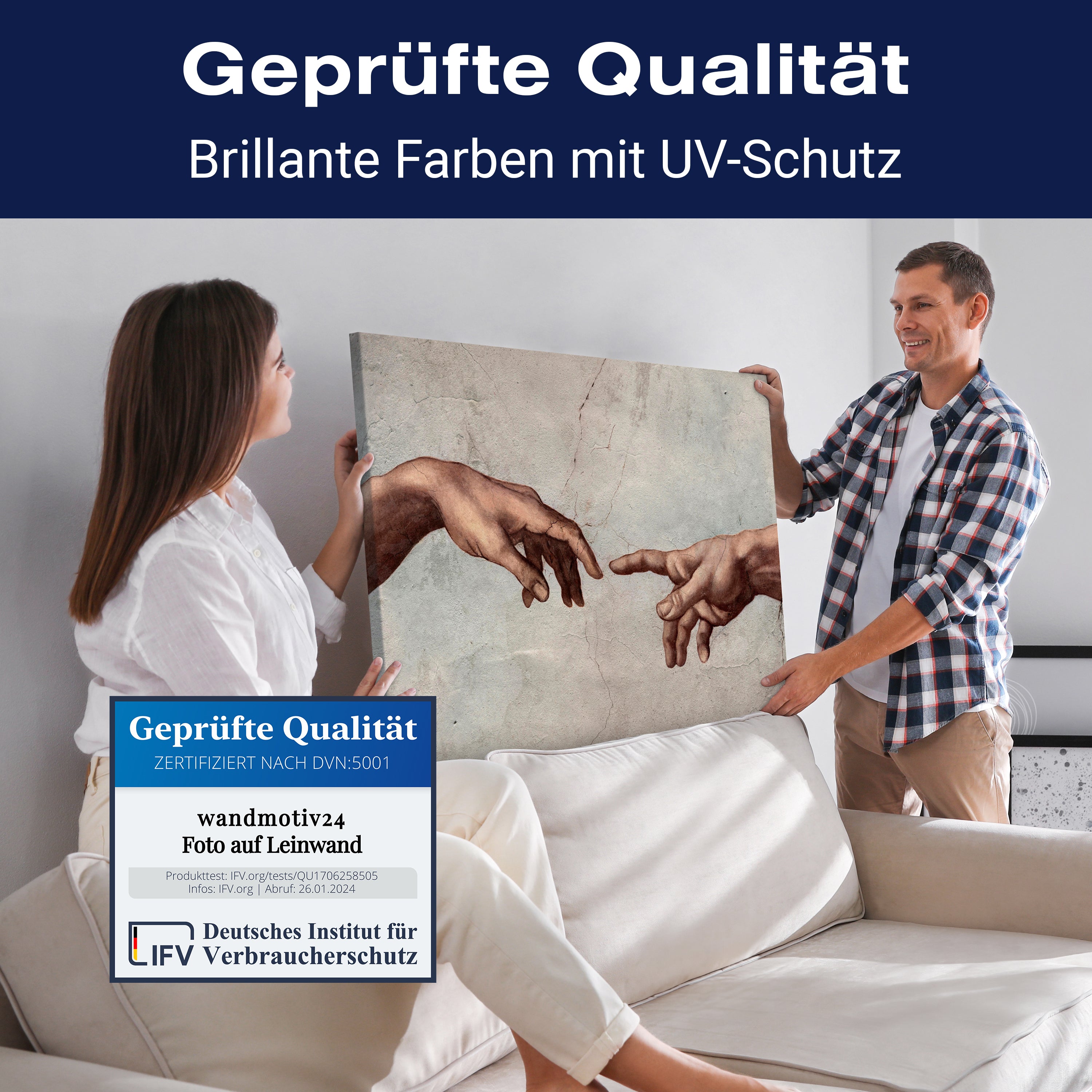 Leinwandbild Kunst & Gemälde, Querformat, DaVinci Hände M0109 kaufen - Bild 4 Leinwandbild Kunst & Gemälde, Querformat, DaVinci Hände M0109 kaufen - Bild 4