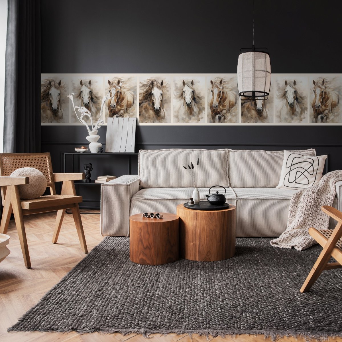 Panorama-Fototapete Pferde Panorama M0109 - Bild 2 Panorama-Fototapete Pferde Panorama M0109 - Bild 2