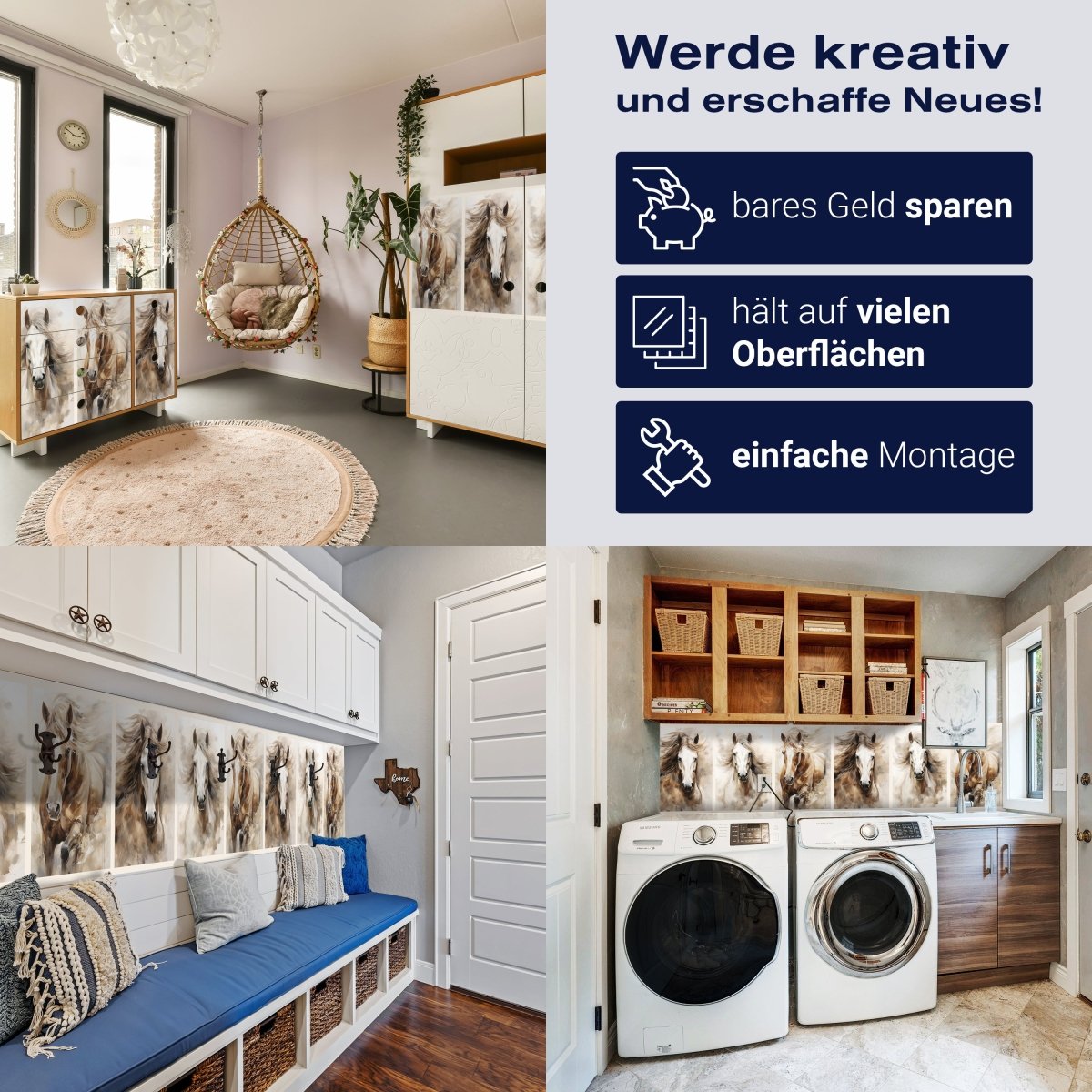 Panorama-Fototapete Pferde Panorama M0109 - Bild 7 Panorama-Fototapete Pferde Panorama M0109 - Bild 7