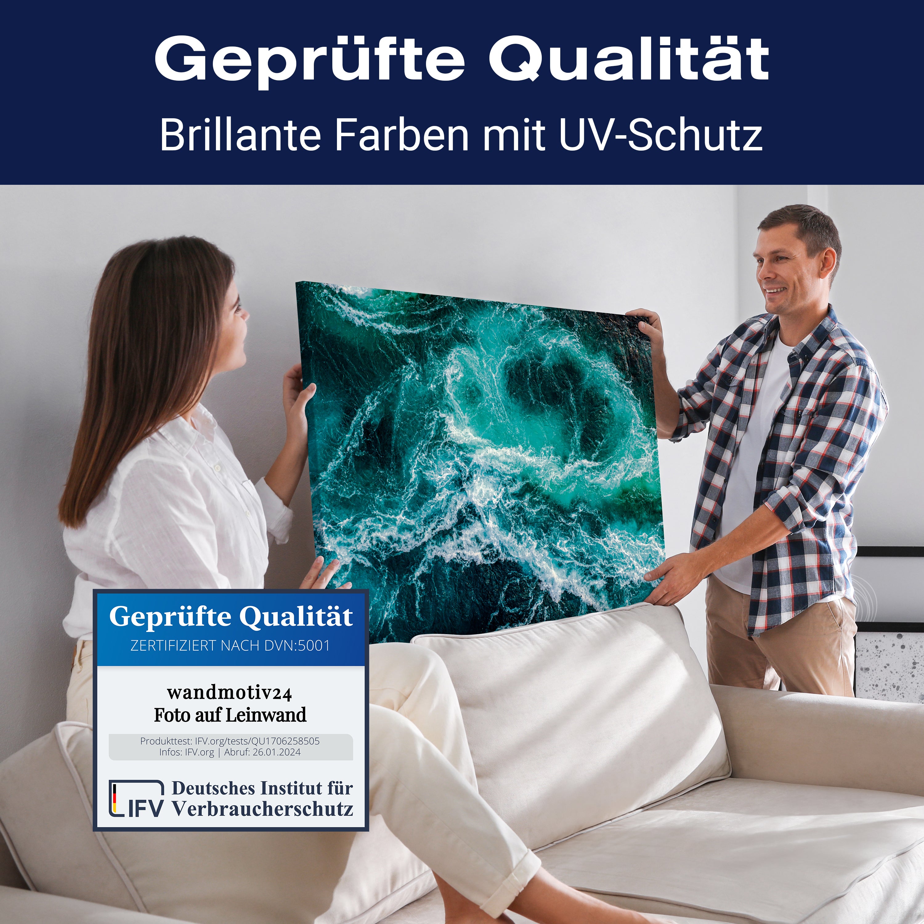 Leinwandbild Meer & Wasser, Querformat, Raues Meer 1 M0111 kaufen - Bild 4 Leinwandbild Meer & Wasser, Querformat, Raues Meer 1 M0111 kaufen - Bild 4