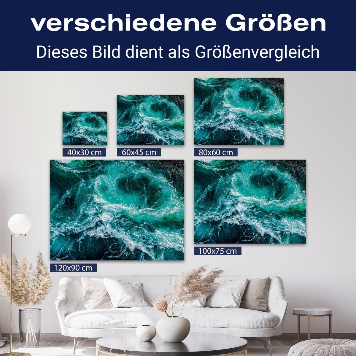 Leinwandbild Meer & Wasser, Querformat, Raues Meer 1 M0111 kaufen - Bild 8 Leinwandbild Meer & Wasser, Querformat, Raues Meer 1 M0111 kaufen - Bild 8