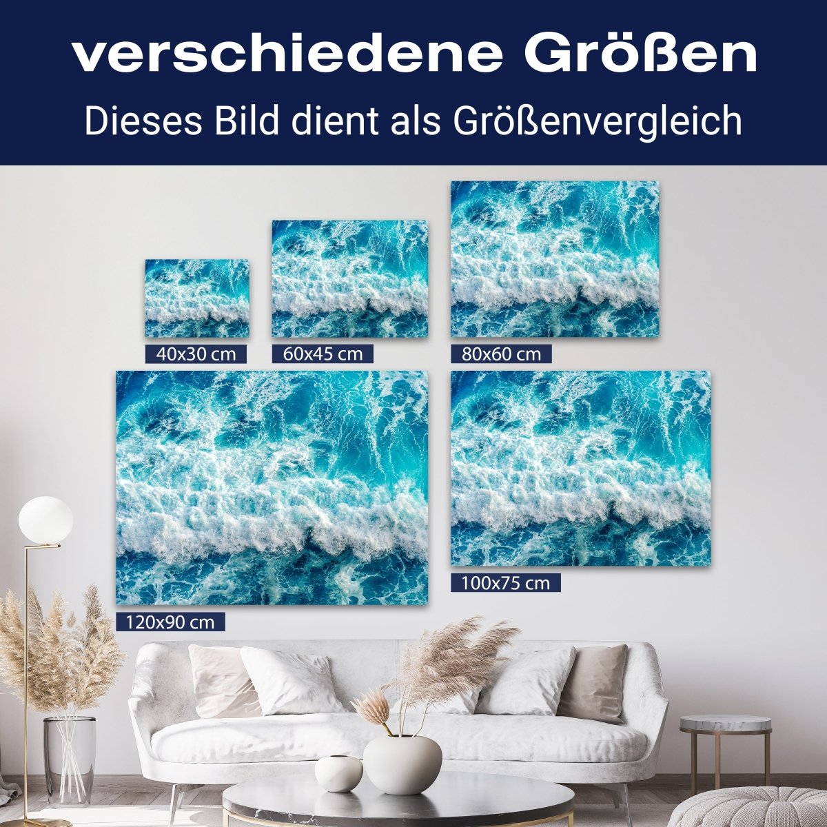 Leinwandbild Meer & Wasser, Querformat, Raues Meer 2 M0112 kaufen - Bild 8 Leinwandbild Meer & Wasser, Querformat, Raues Meer 2 M0112 kaufen - Bild 8