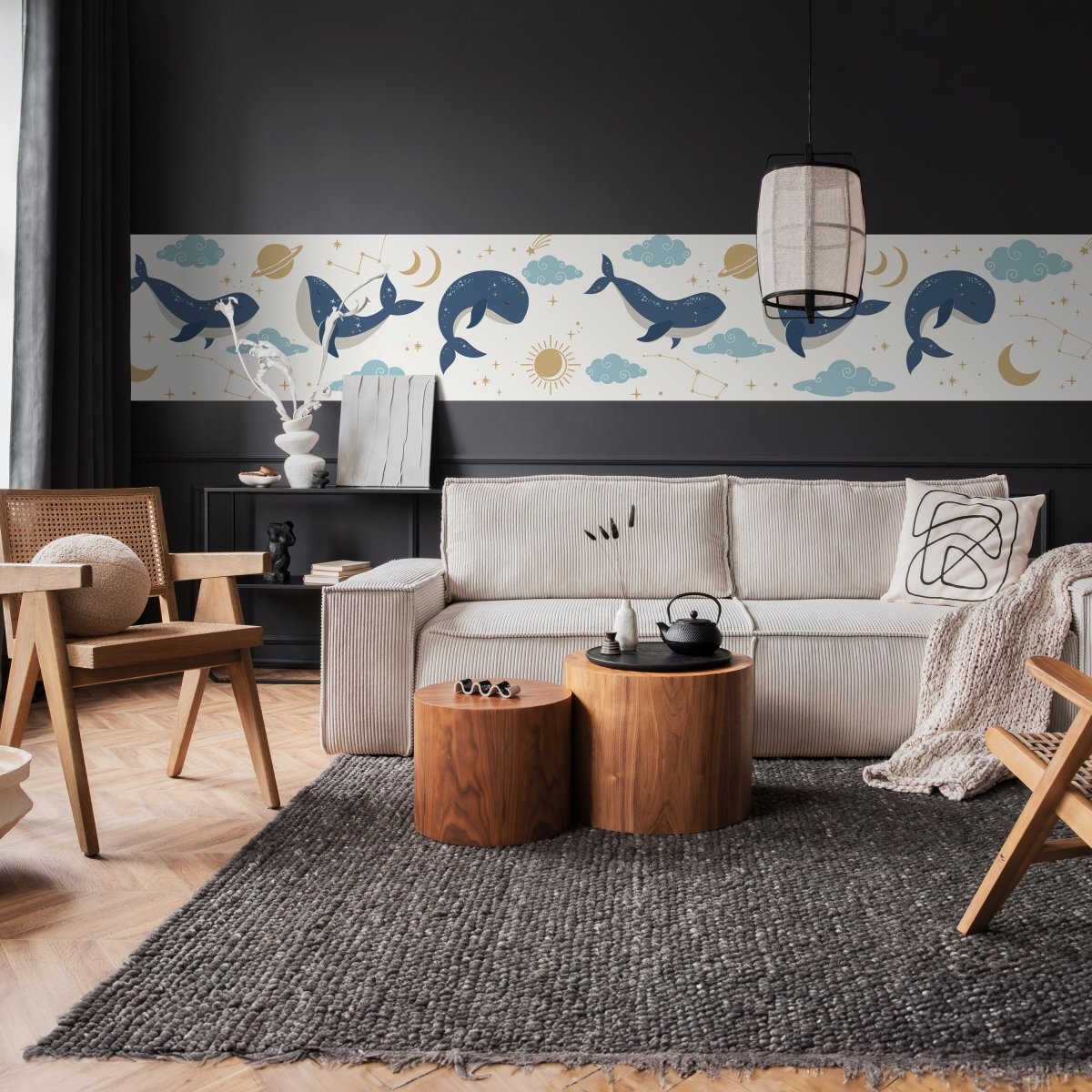 Panorama-Fototapete Wale am Himmel M0112 - Bild 2 Panorama-Fototapete Wale am Himmel M0112 - Bild 2