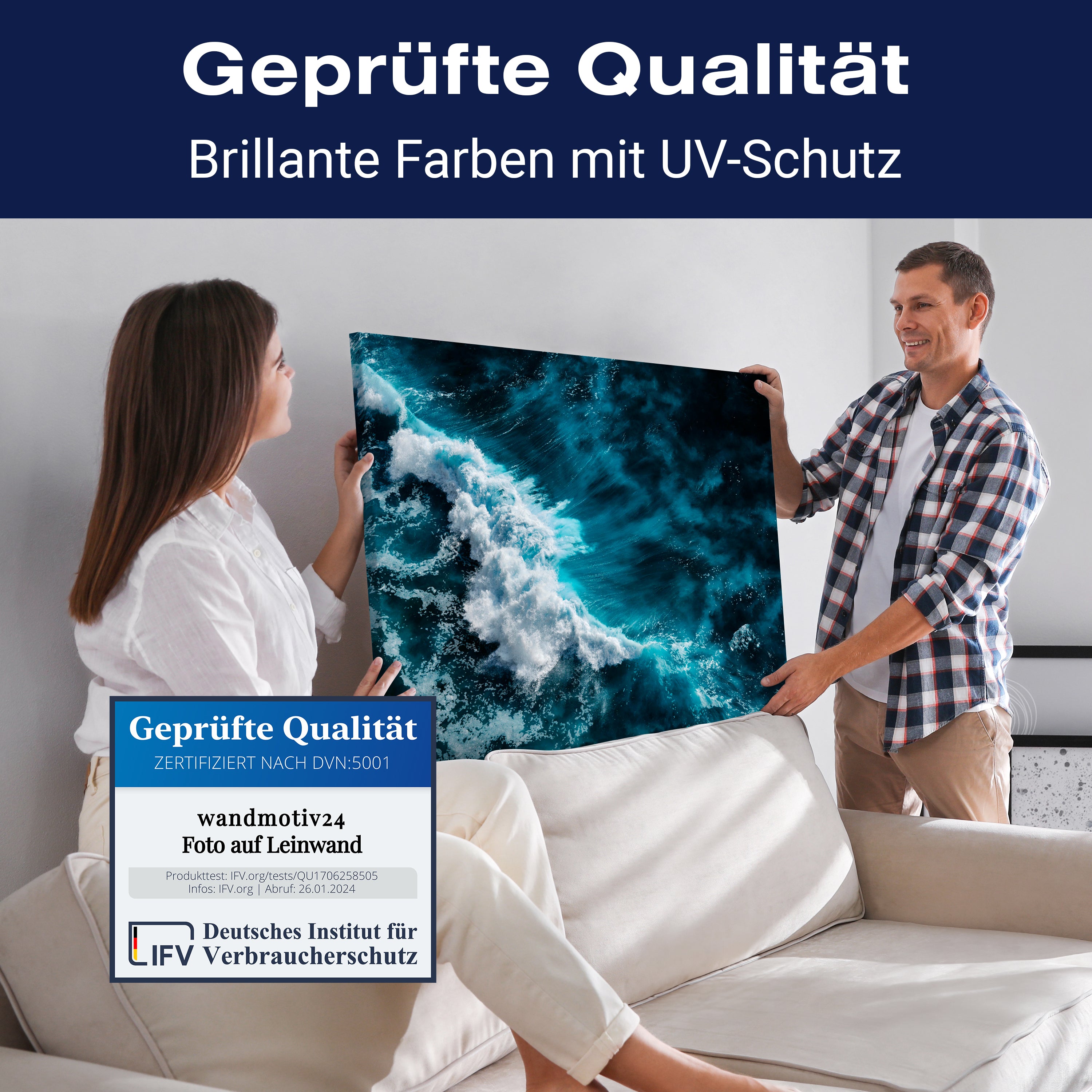 Leinwandbild Meer & Wasser, Querformat, Raues Meer 4 M0114 kaufen - Bild 4 Leinwandbild Meer & Wasser, Querformat, Raues Meer 4 M0114 kaufen - Bild 4