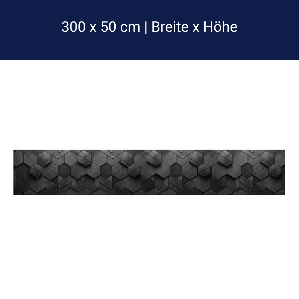 Panorama-Fototapete Graue Waben M0114 Panorama-Fototapete Graue Waben M0114