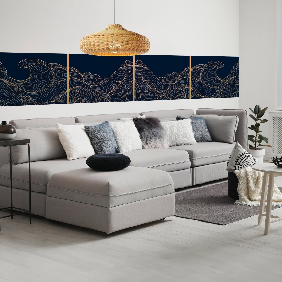 Panorama-Fototapete Japanische Wellen M0120 - Bild 1 Panorama-Fototapete Japanische Wellen M0120 - Bild 1