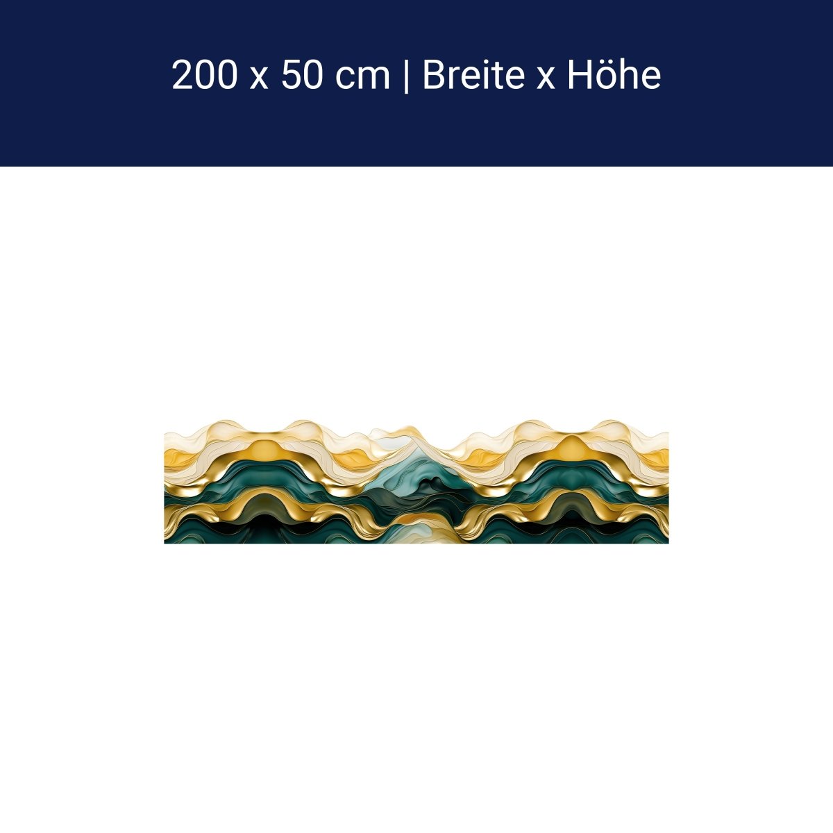 Panorama-Fototapete Abstrakte Wellen M0122 Panorama-Fototapete Abstrakte Wellen M0122