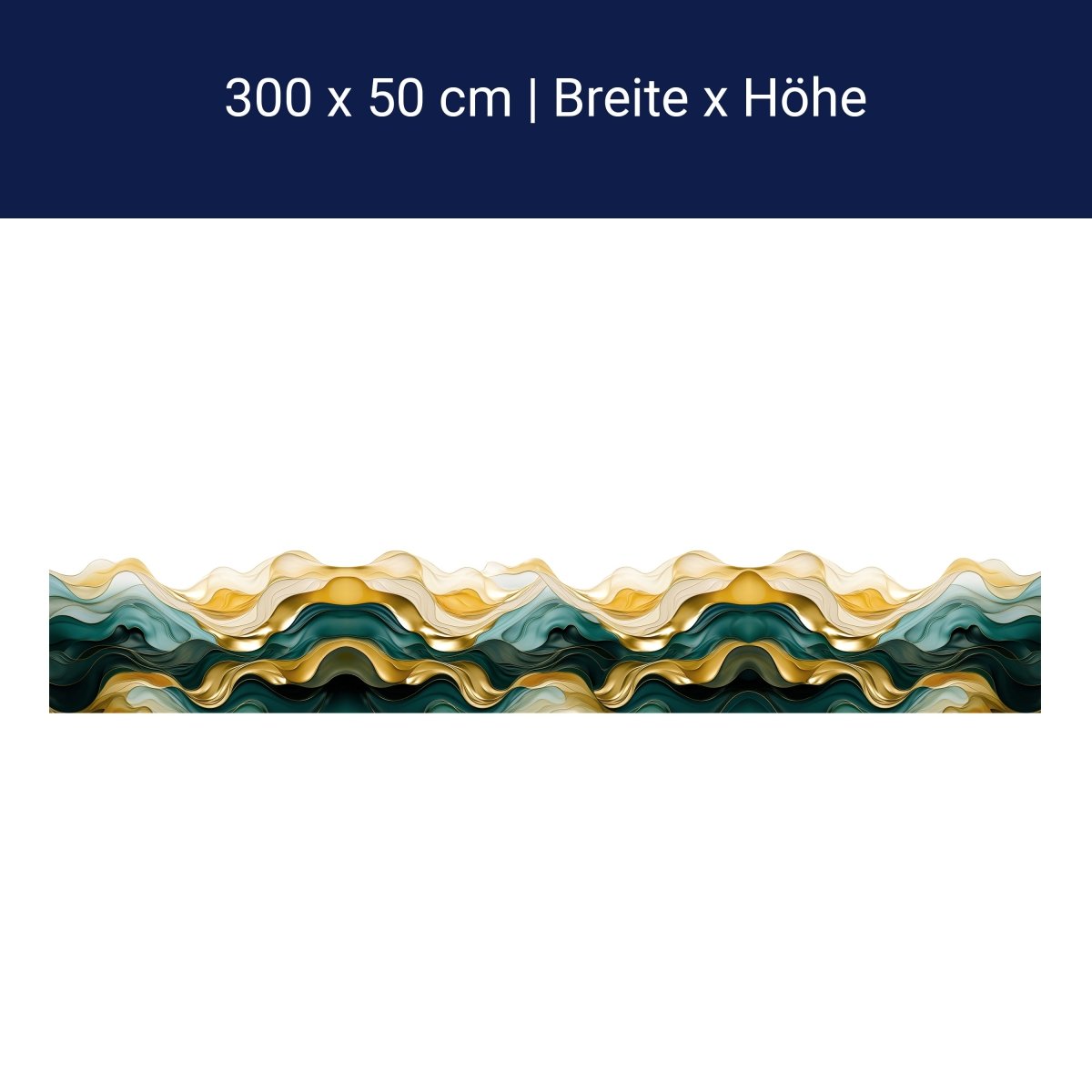 Panorama-Fototapete Abstrakte Wellen M0122 Panorama-Fototapete Abstrakte Wellen M0122