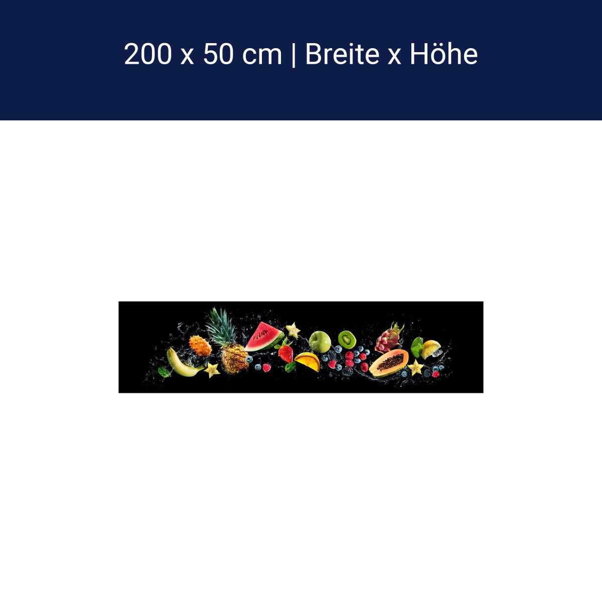 Panorama-Fototapete Obst Welle M0129 Panorama-Fototapete Obst Welle M0129