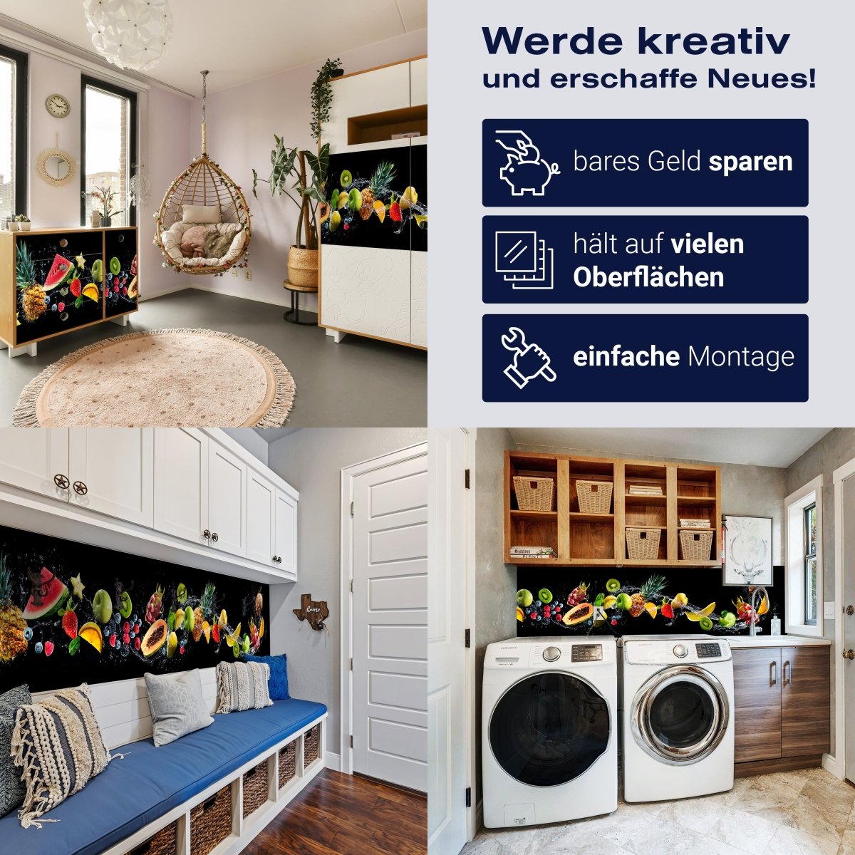 Panorama-Fototapete Obst Welle M0129 - Bild 7 Panorama-Fototapete Obst Welle M0129 - Bild 7