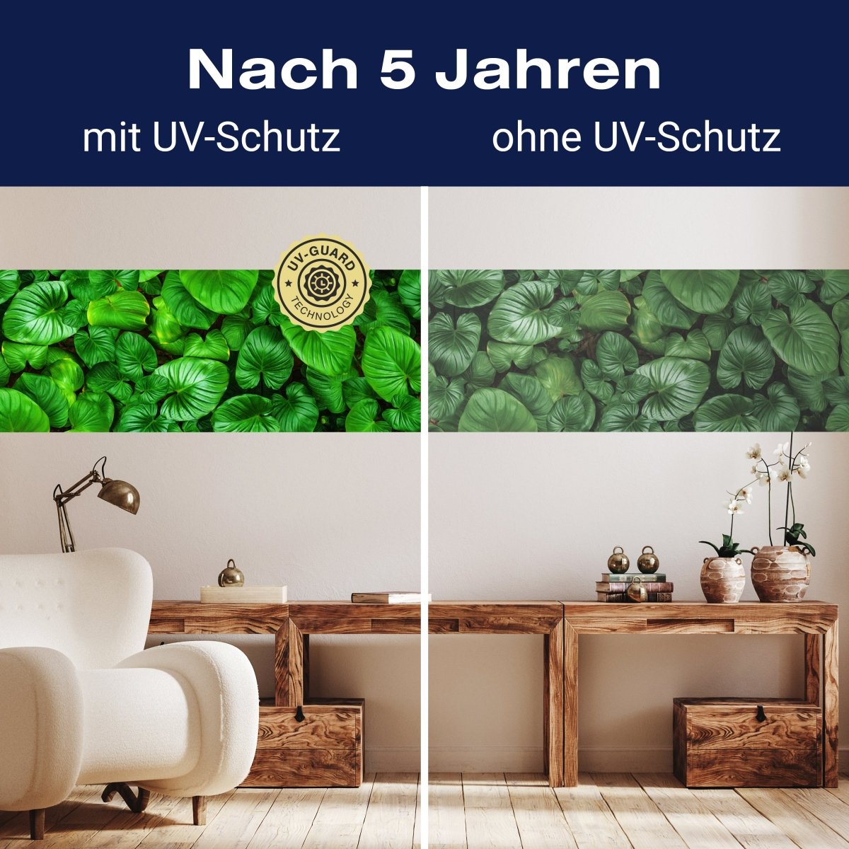 Panorama-Fototapete Grüne Blätter M0130 - Bild 9 Panorama-Fototapete Grüne Blätter M0130 - Bild 9