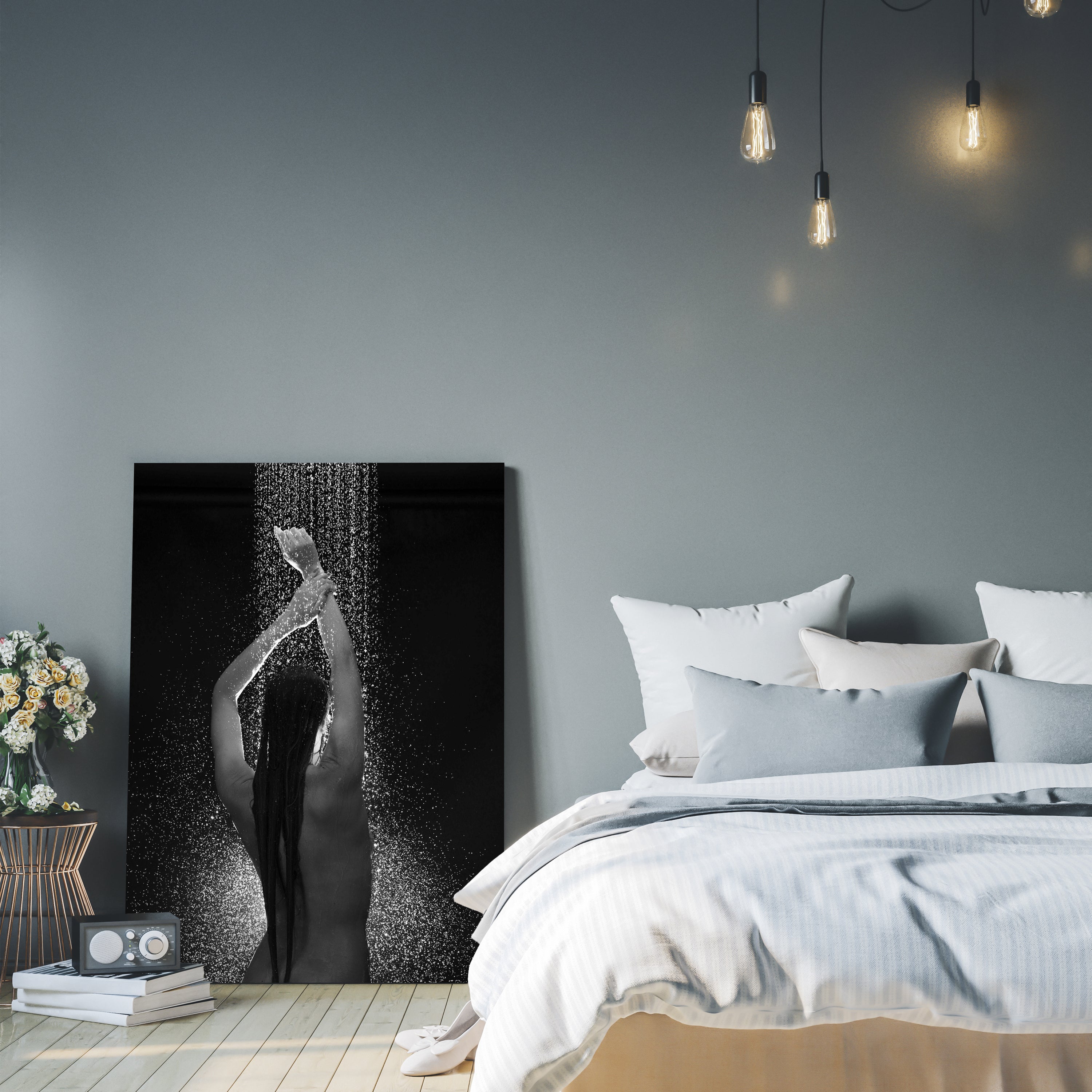 Leinwandbild starke Frauen, Hochformat, Frau unter der Dusche M0138 kaufen - Bild 3 Leinwandbild starke Frauen, Hochformat, Frau unter der Dusche M0138 kaufen - Bild 3